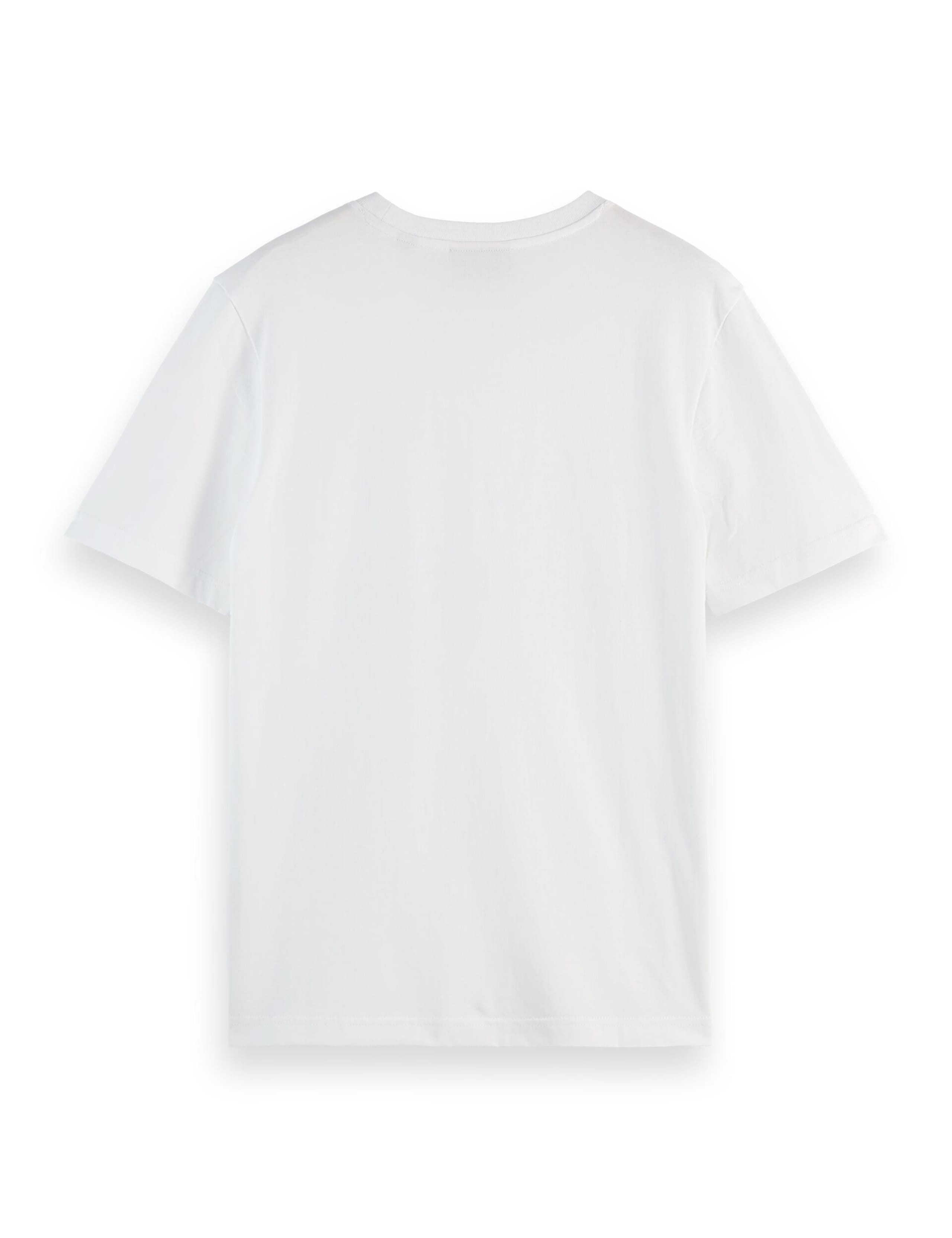 Pure Cotton Crew Neck Chest Logo T-Shirt 5 of 5