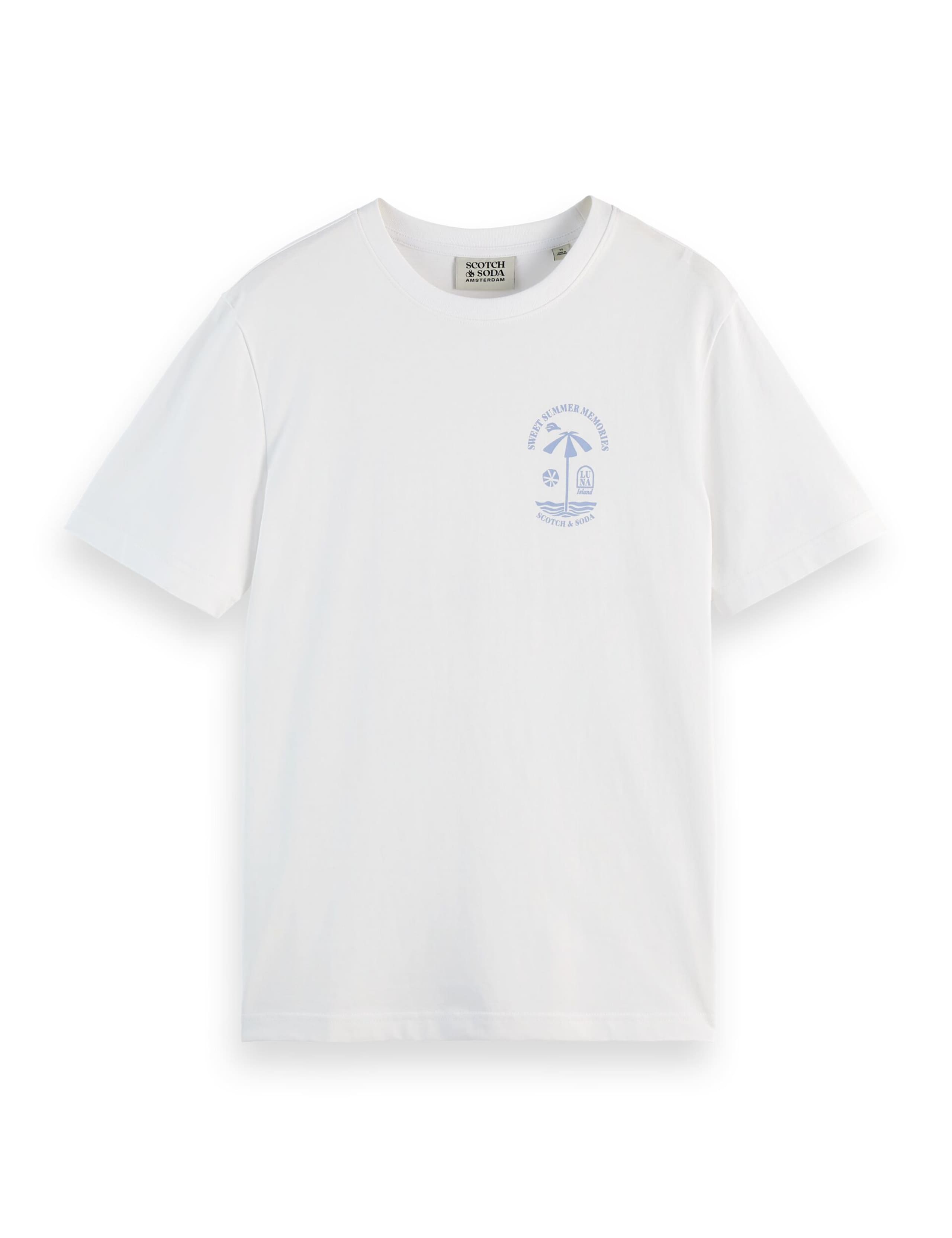 Pure Cotton Crew Neck Chest Logo T-Shirt 2 of 5