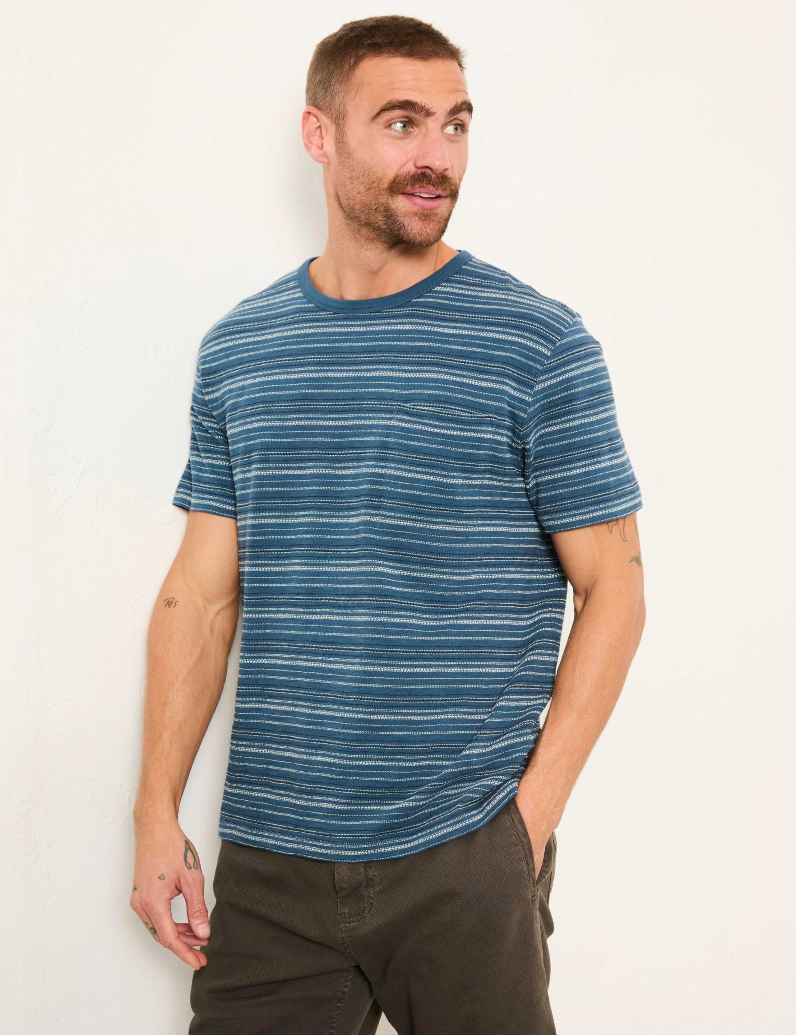 Pure Cotton Striped T-Shirt 3 of 5