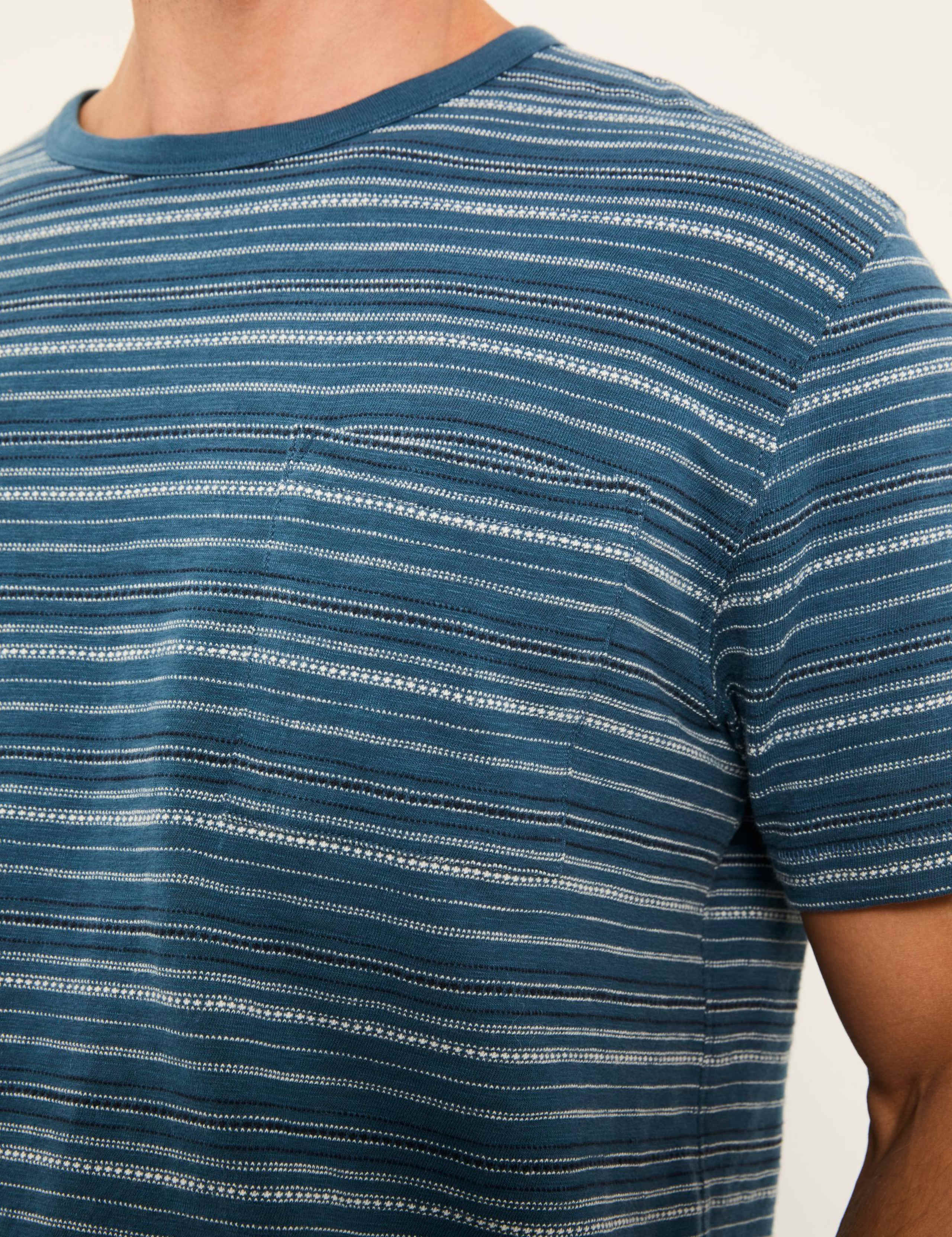 Pure Cotton Striped T-Shirt 4 of 5