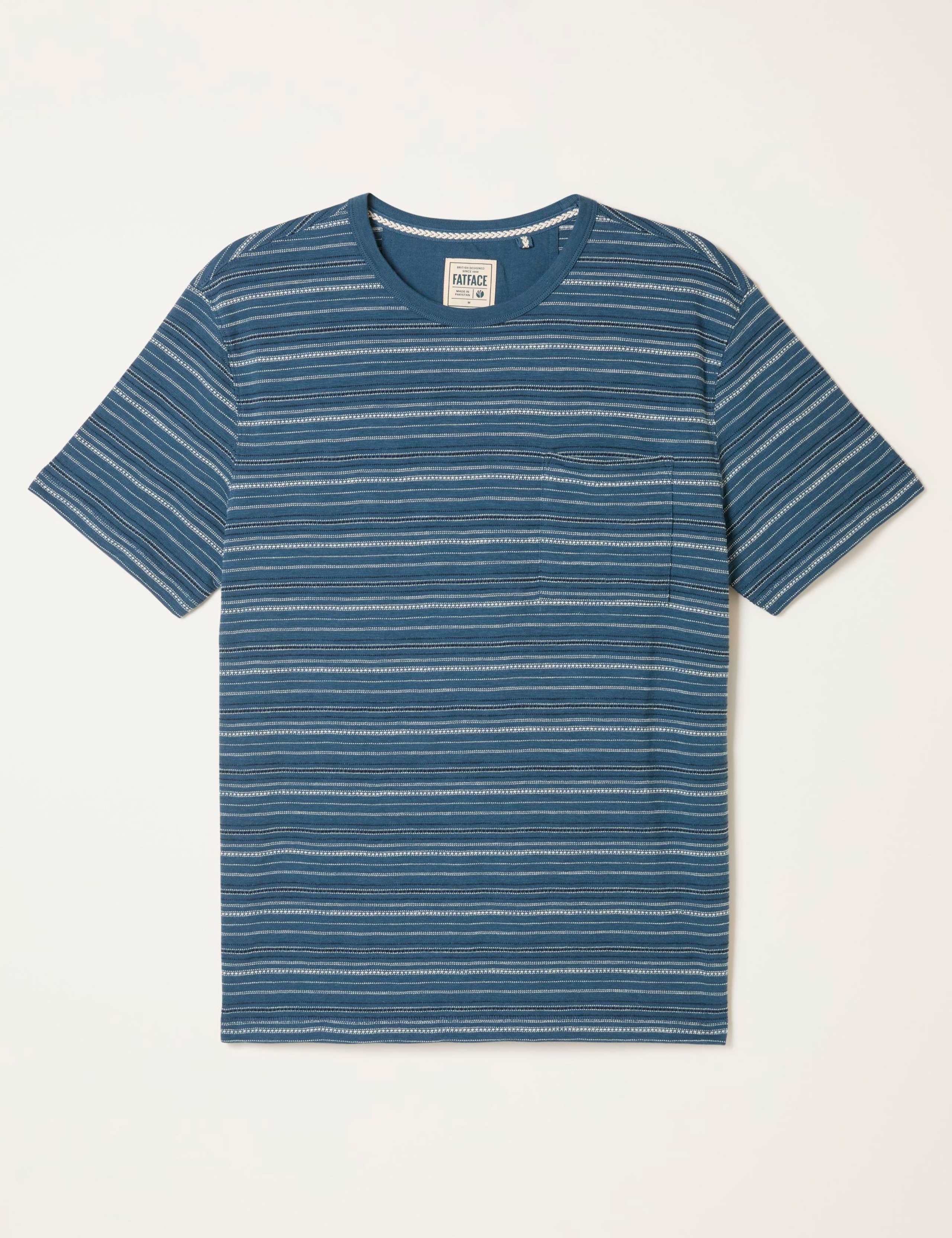 Pure Cotton Striped T-Shirt 2 of 5
