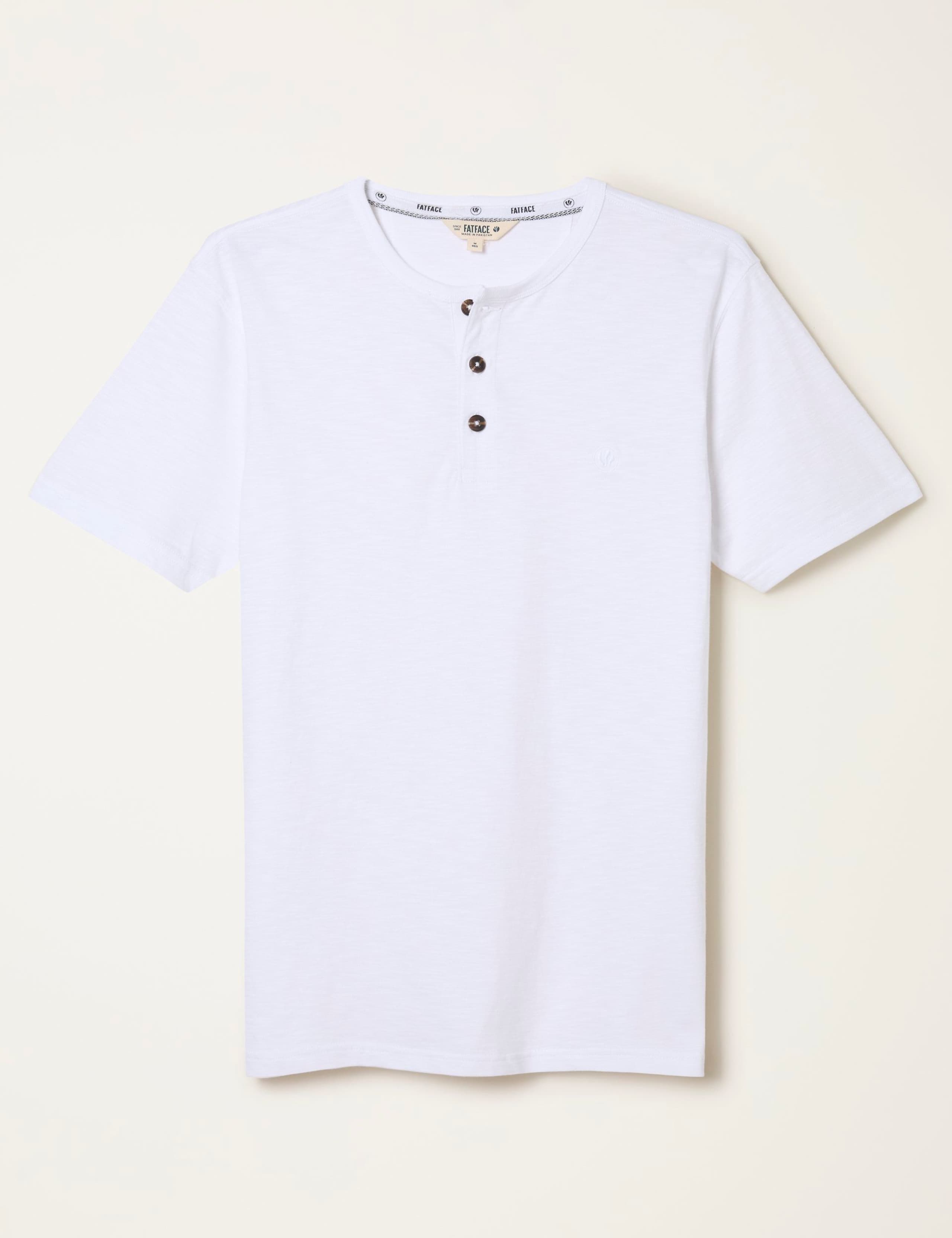 Pure Cotton Henley T-Shirt 2 of 6