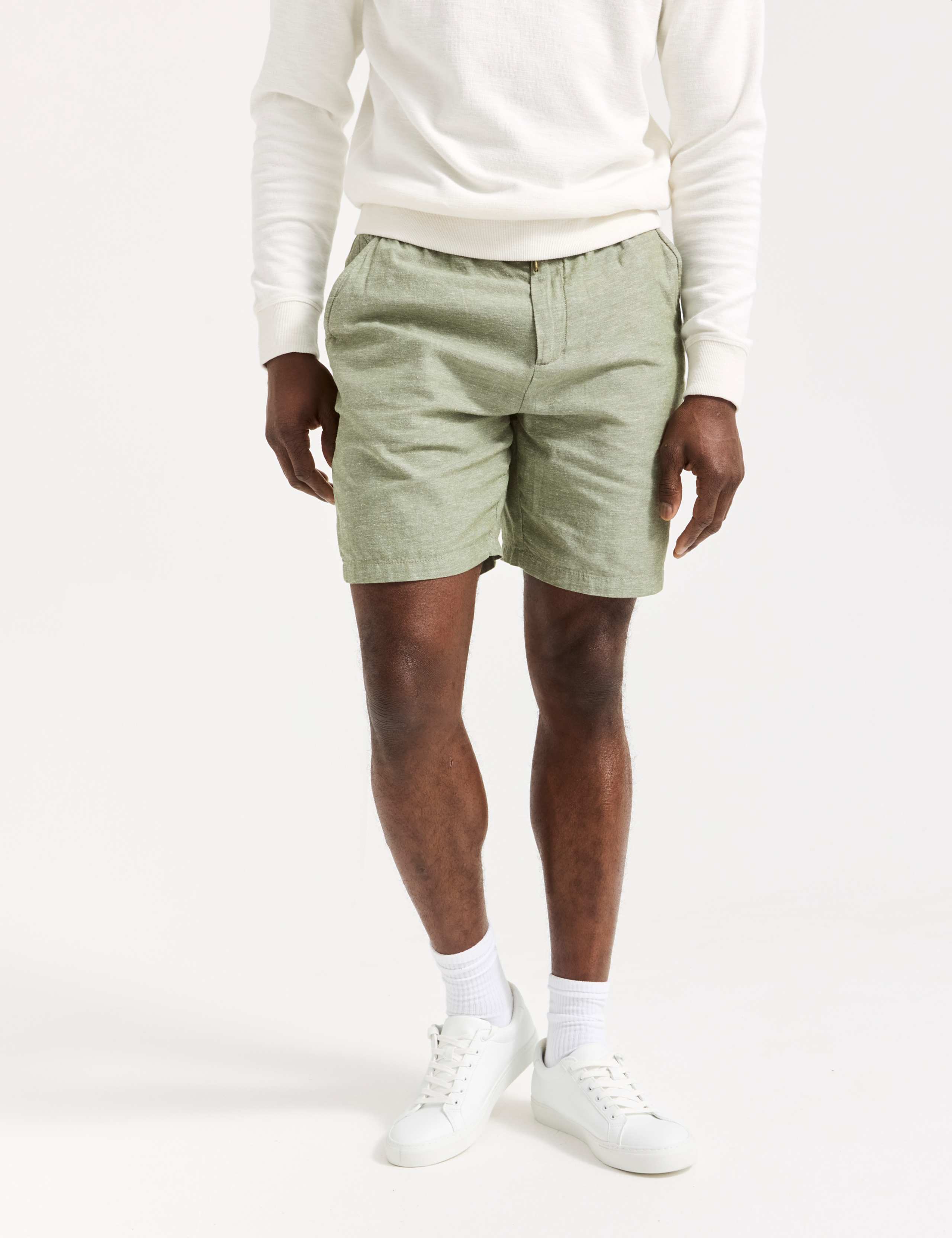 Tapered Fit Textured Shorts 3 of 6