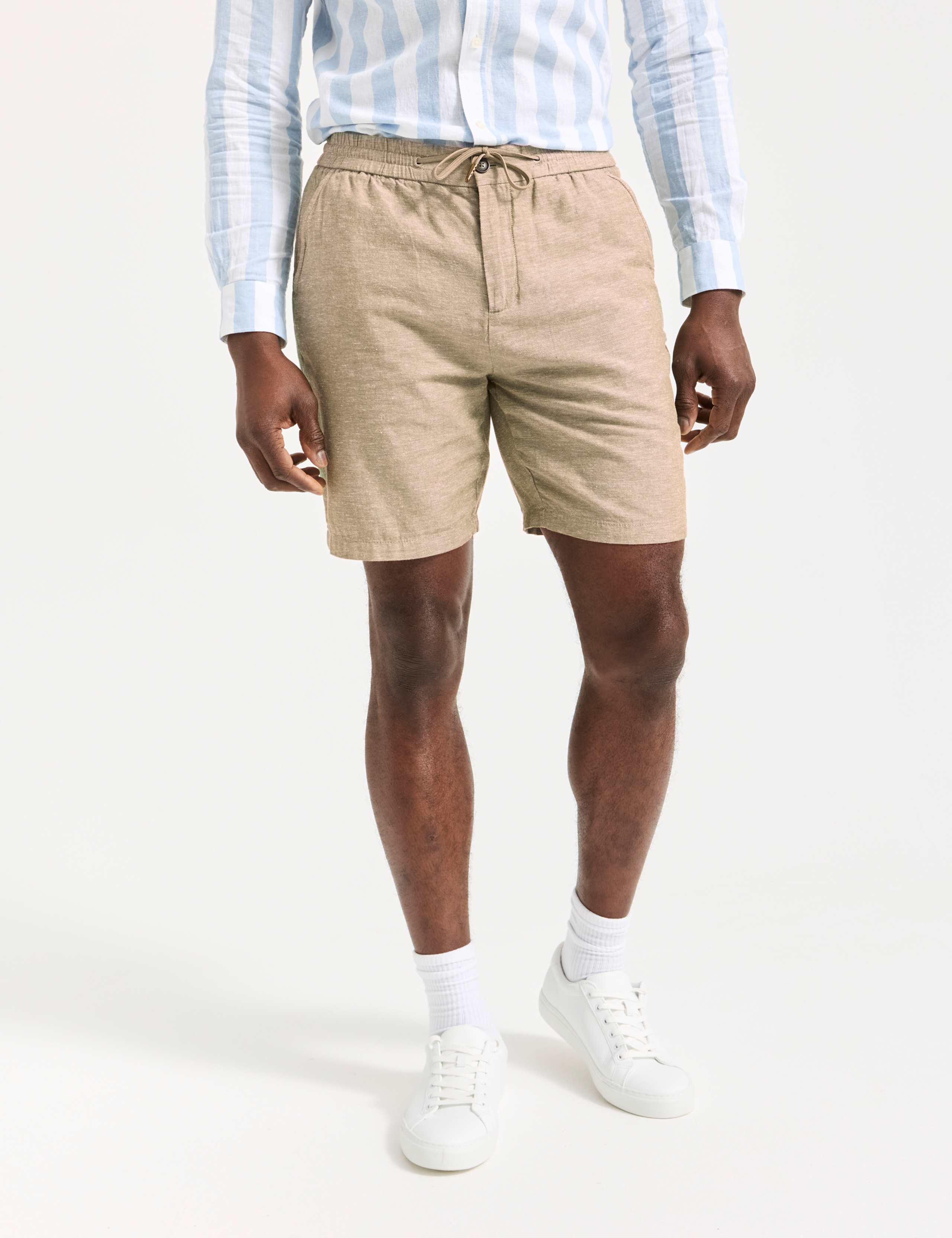 Tapered Fit Textured Shorts 3 of 5
