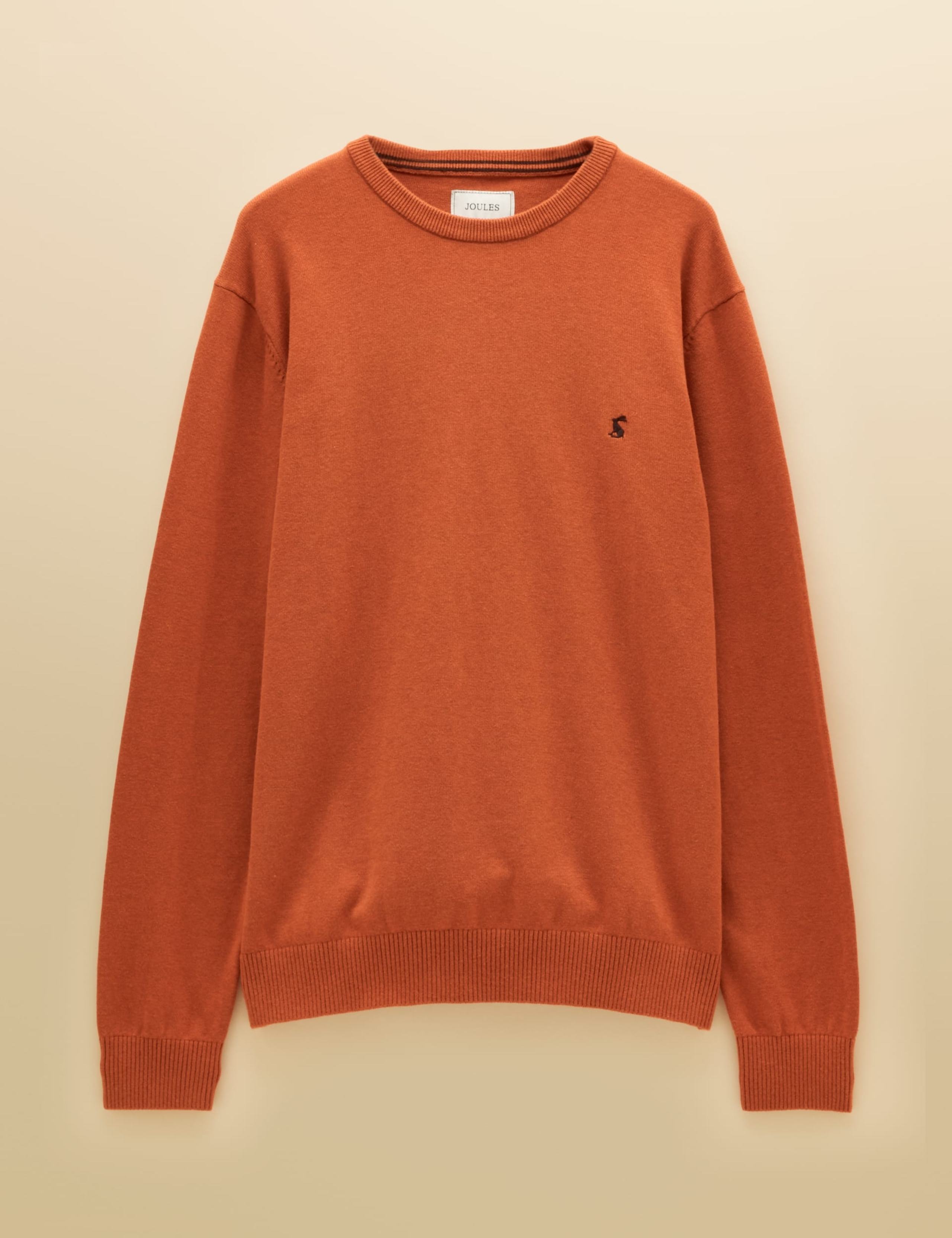 Pure Cotton Textured Crew Neck Jumper 7 of 7