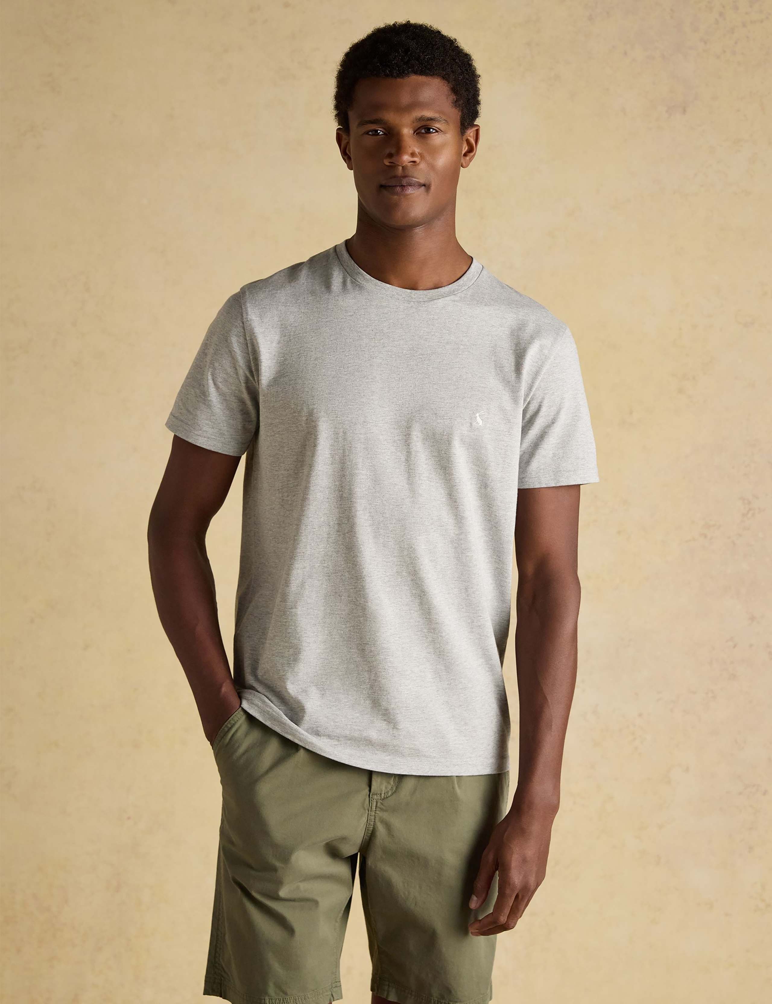 Pure Cotton Crew Neck T-Shirt 1 of 9