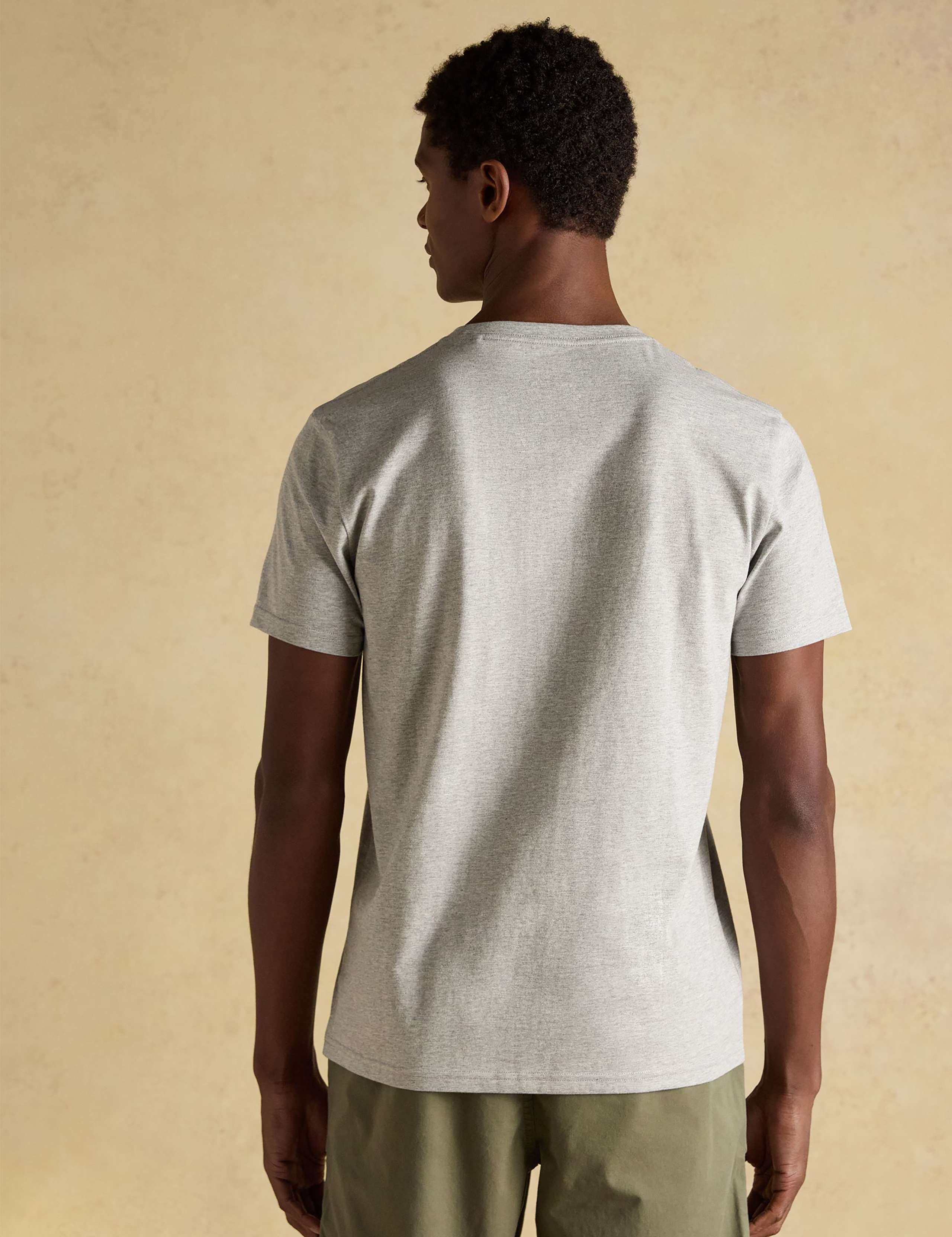 Pure Cotton Crew Neck T-Shirt 6 of 9
