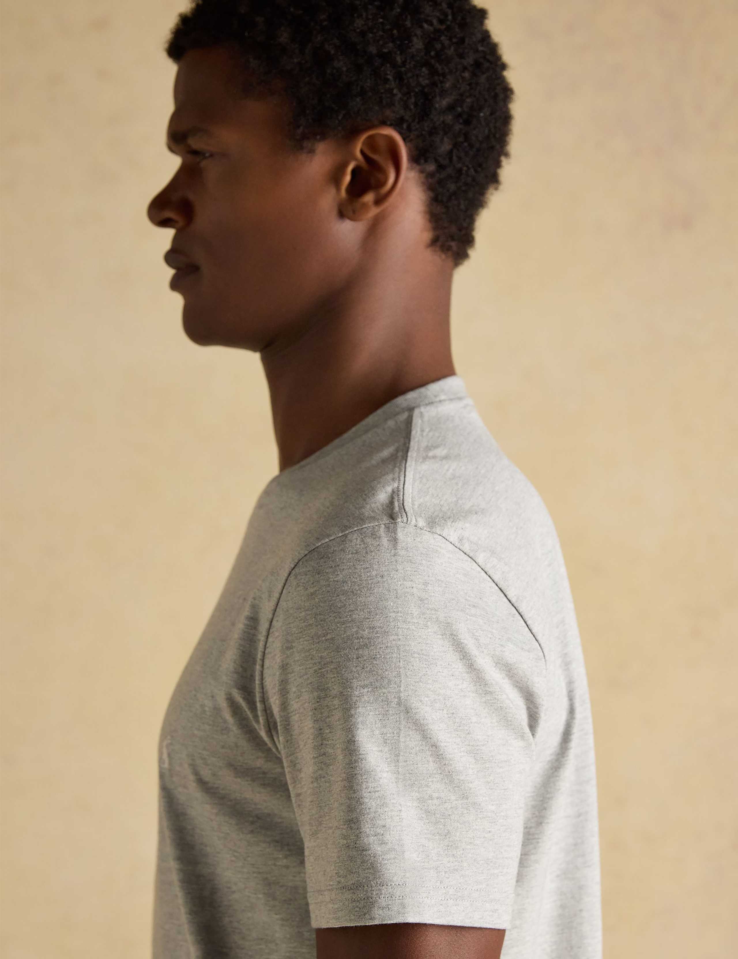 Pure Cotton Crew Neck T-Shirt 8 of 9
