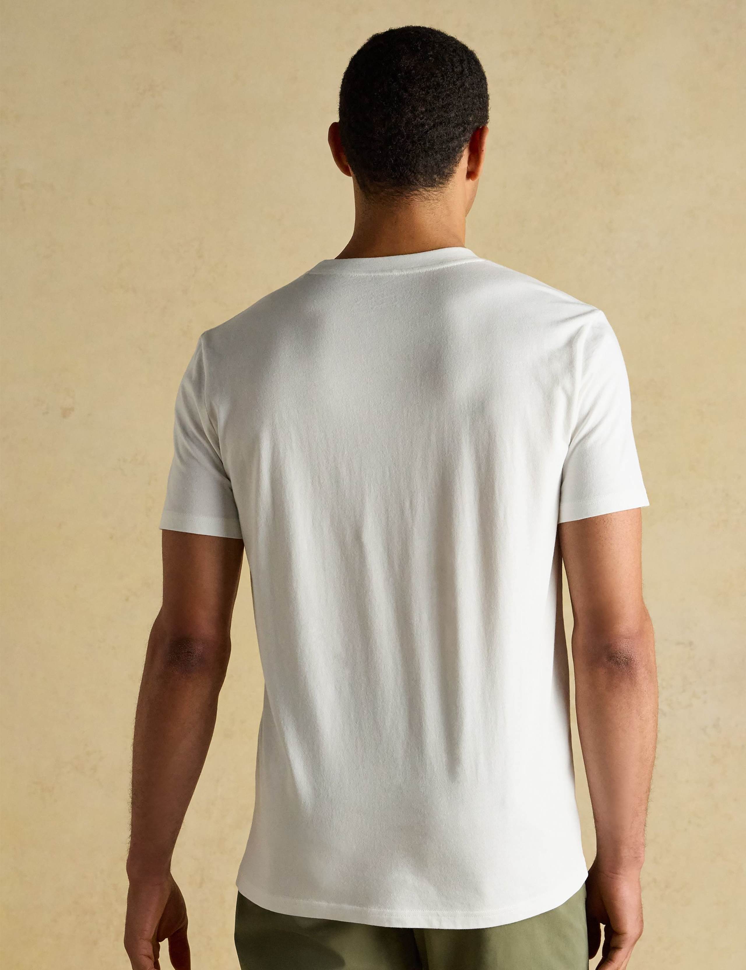 Pure Cotton Crew Neck T-Shirt 4 of 6