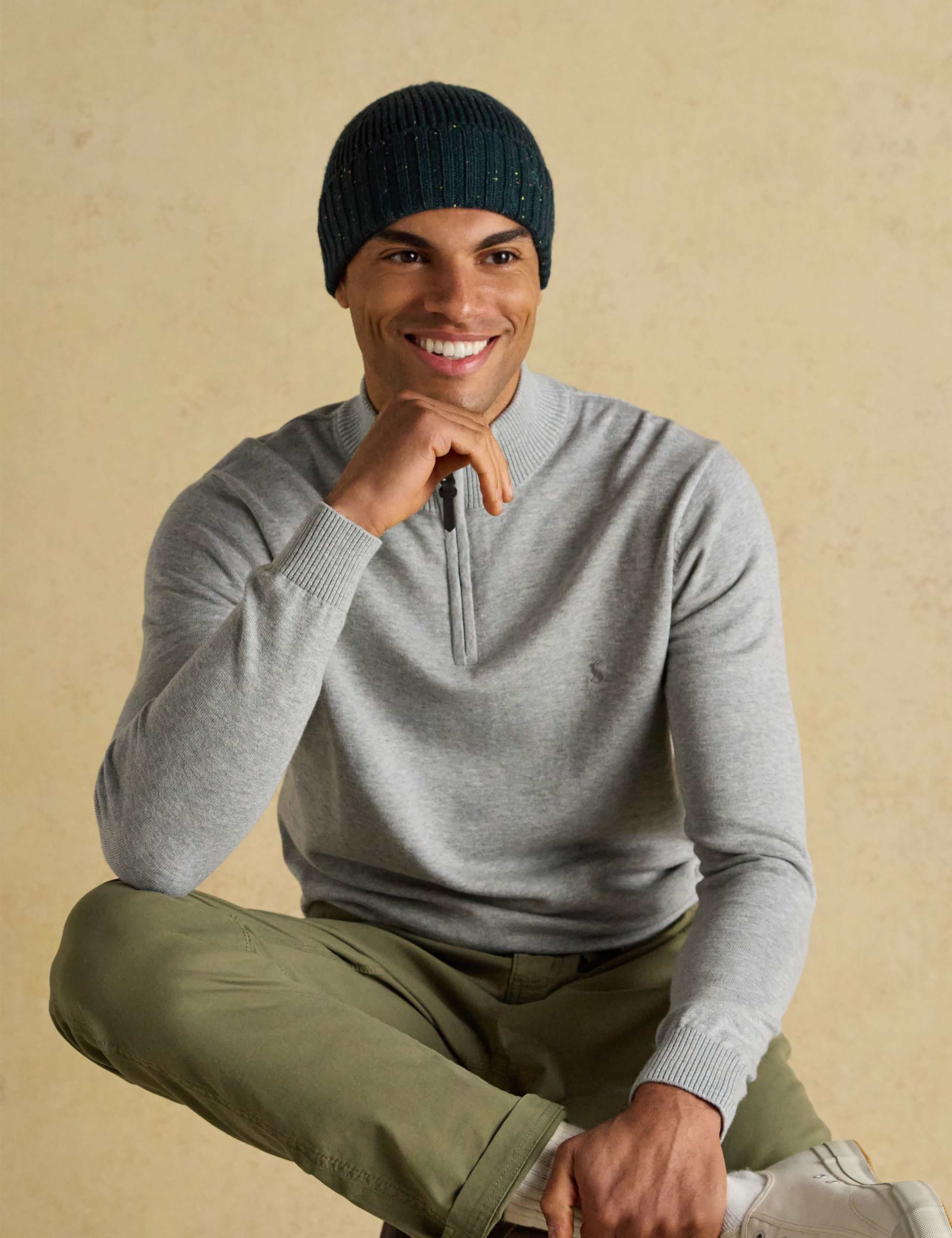 Knitted Beanie Hat with Wool 4 of 6