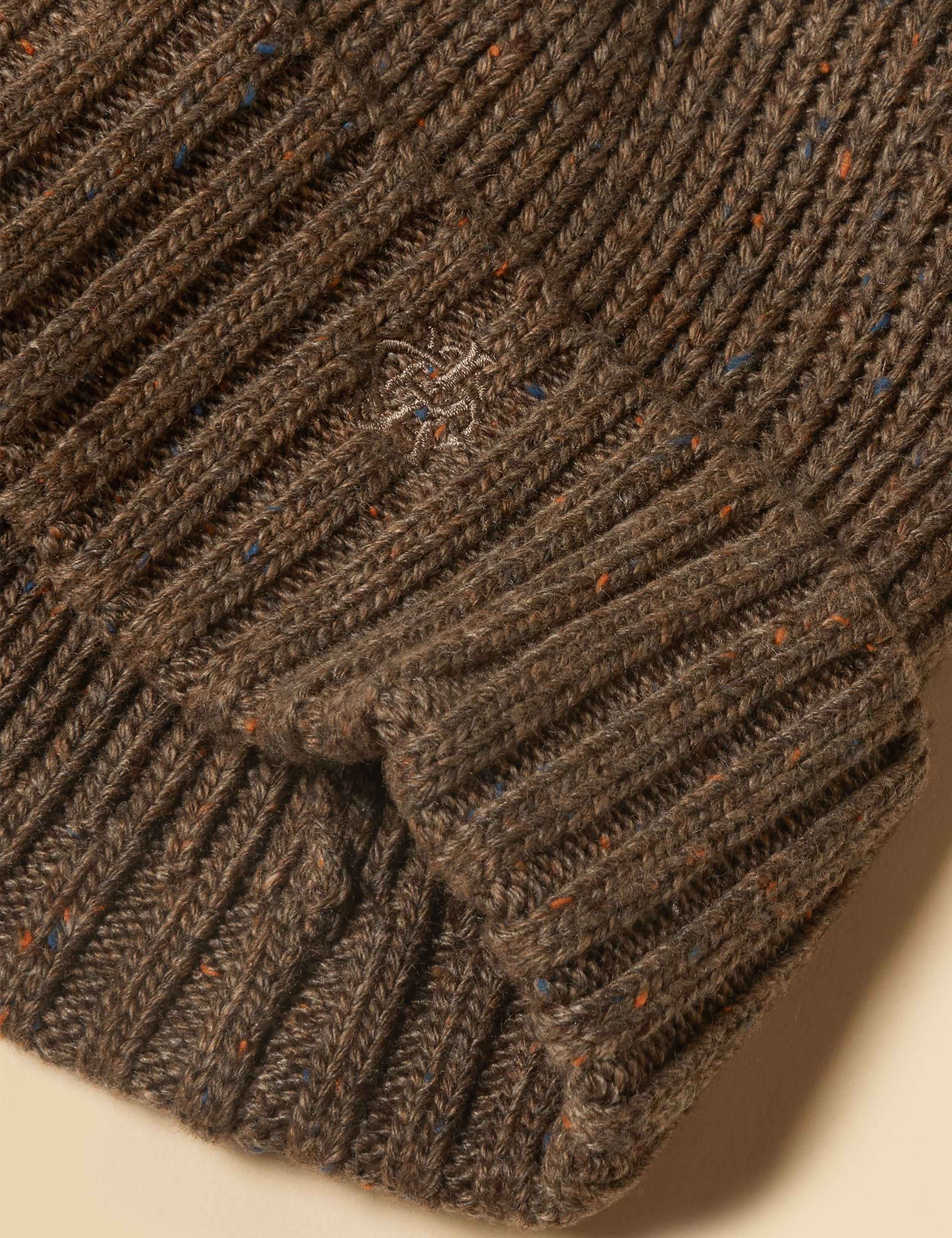 Knitted Beanie Hat with Wool 3 of 4