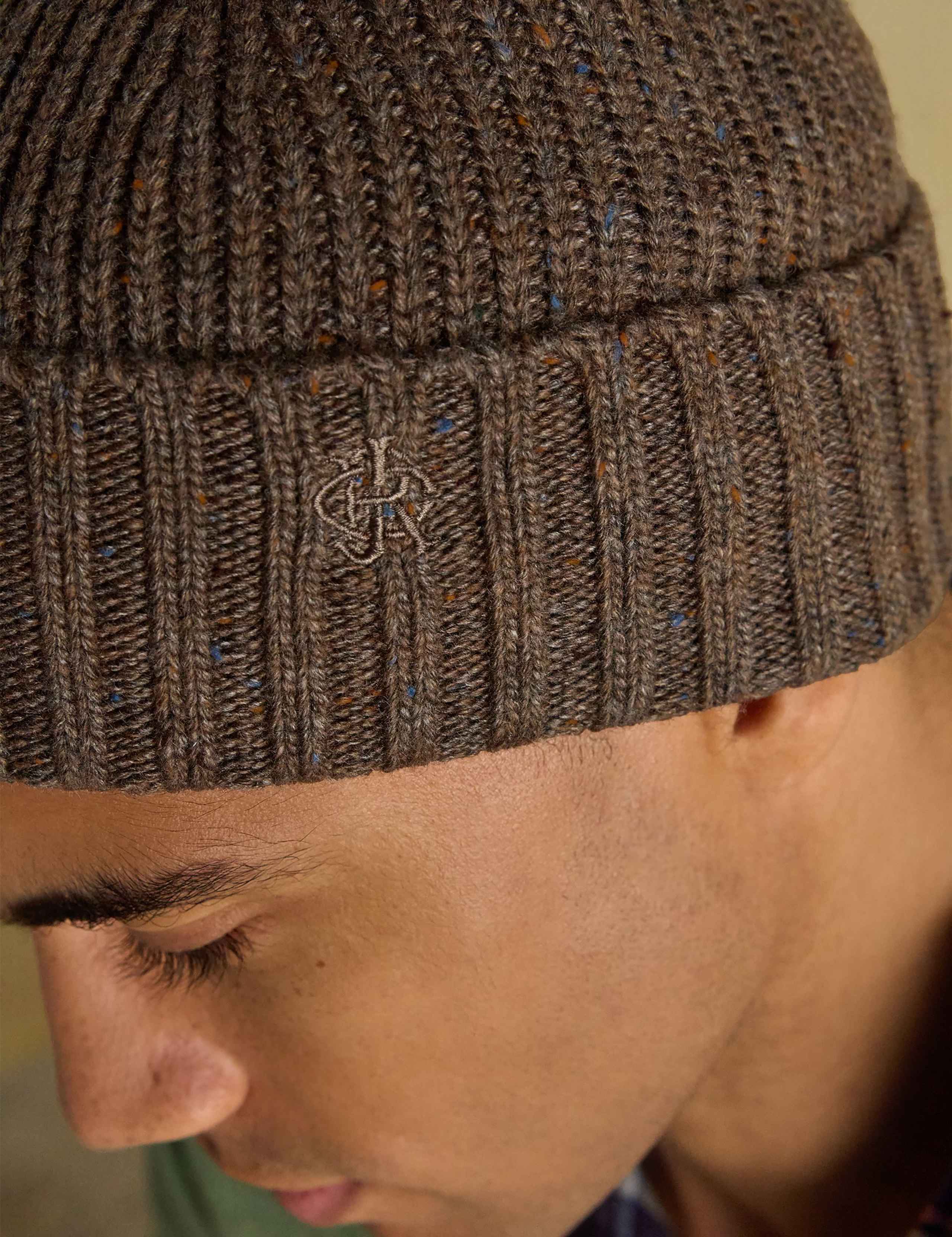 Knitted Beanie Hat with Wool 4 of 4