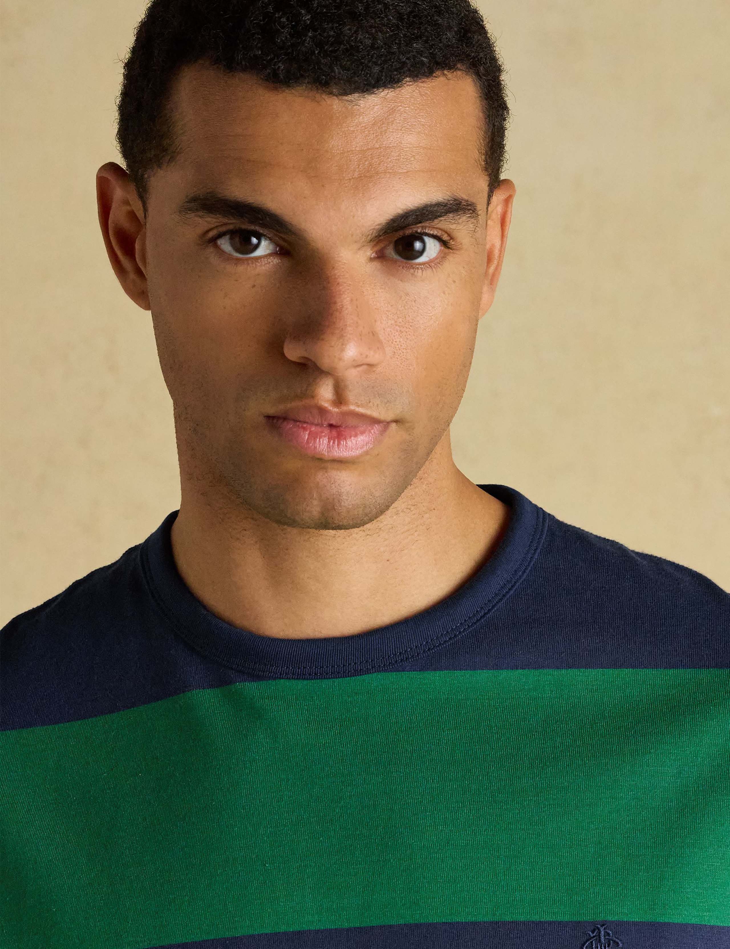 Pure Cotton Striped Crew Neck T-Shirt 5 of 8