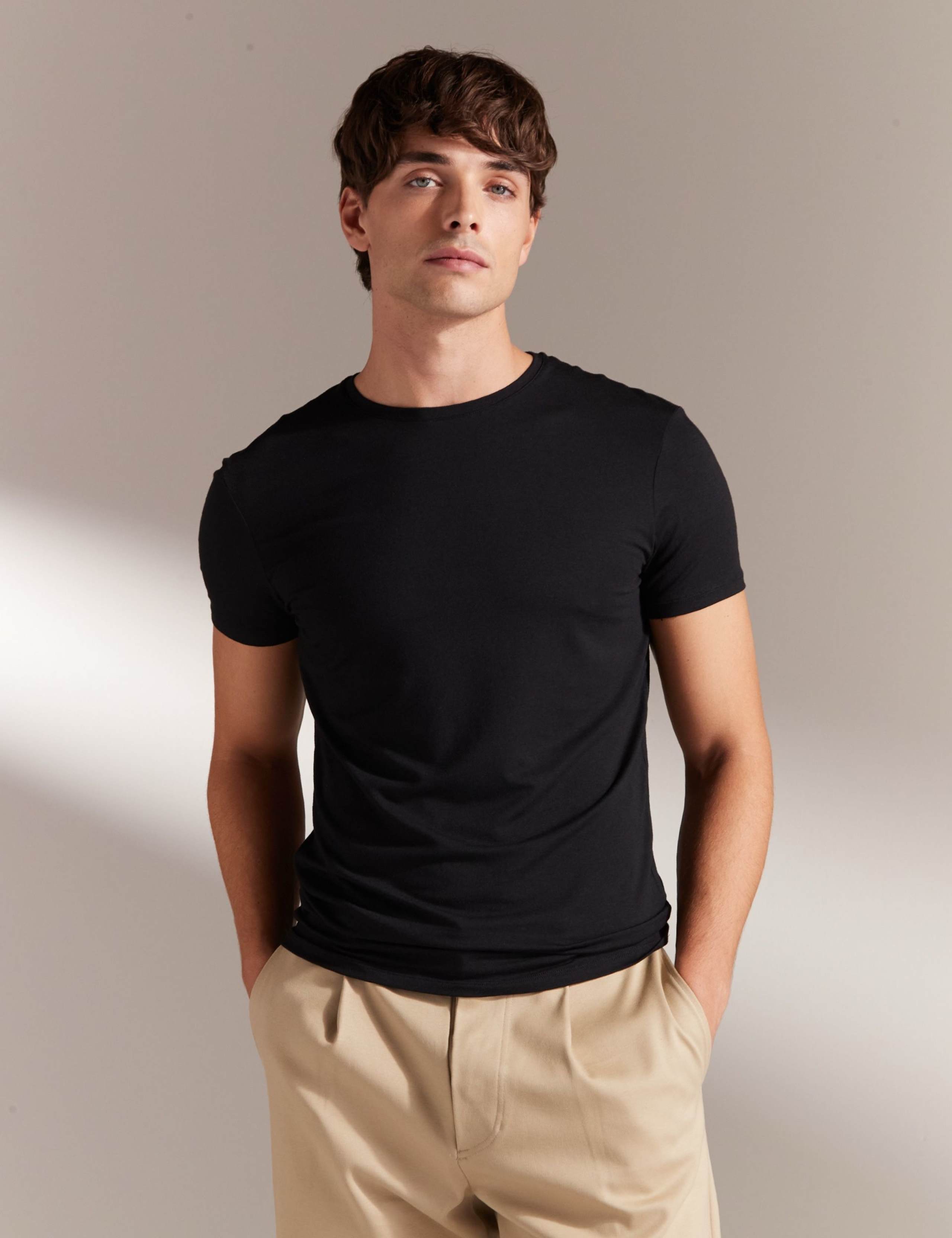 Ultimate Cotton Modal Crew Neck T-Shirt 4 of 4