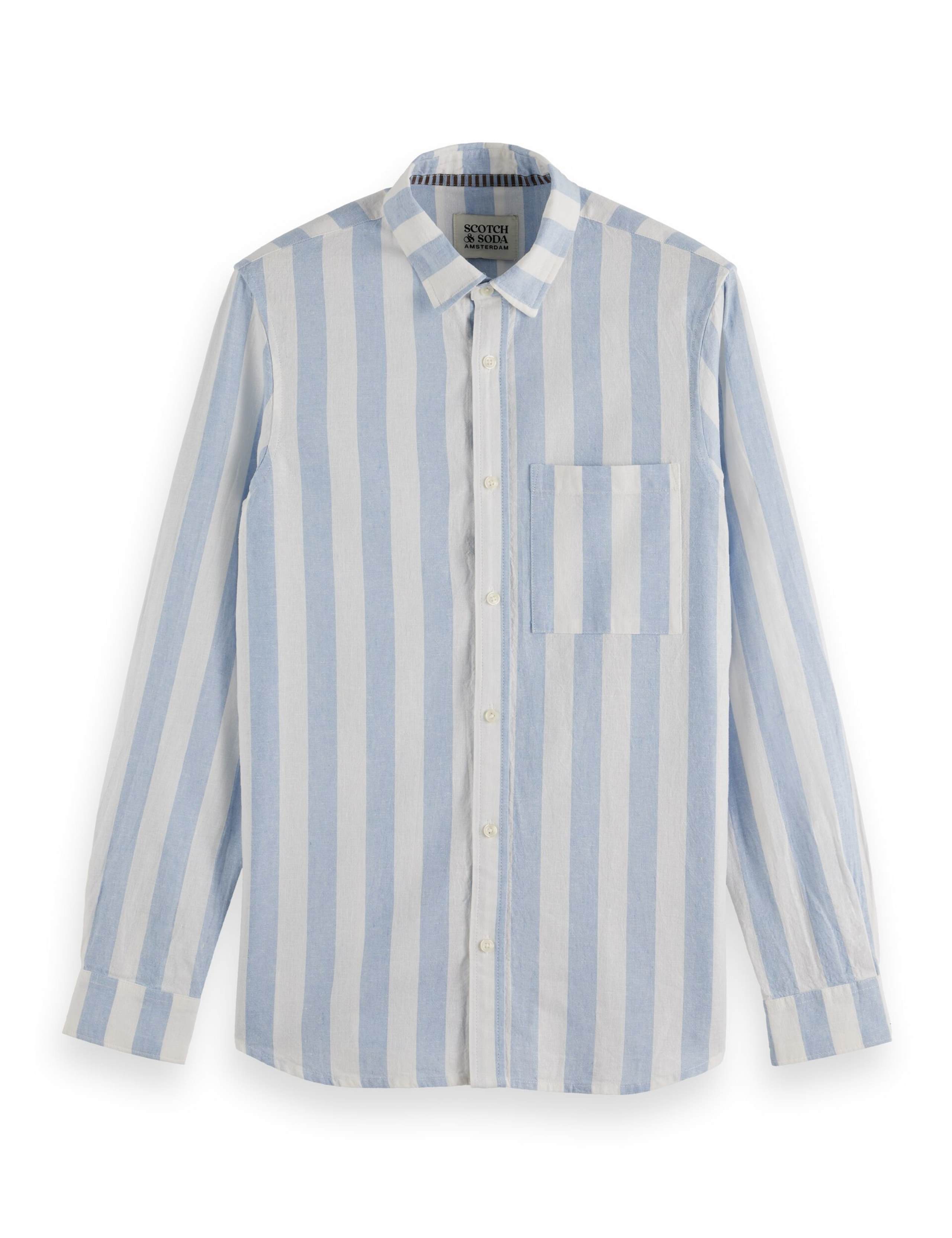 Linen Rich Striped Shirt 2 of 6