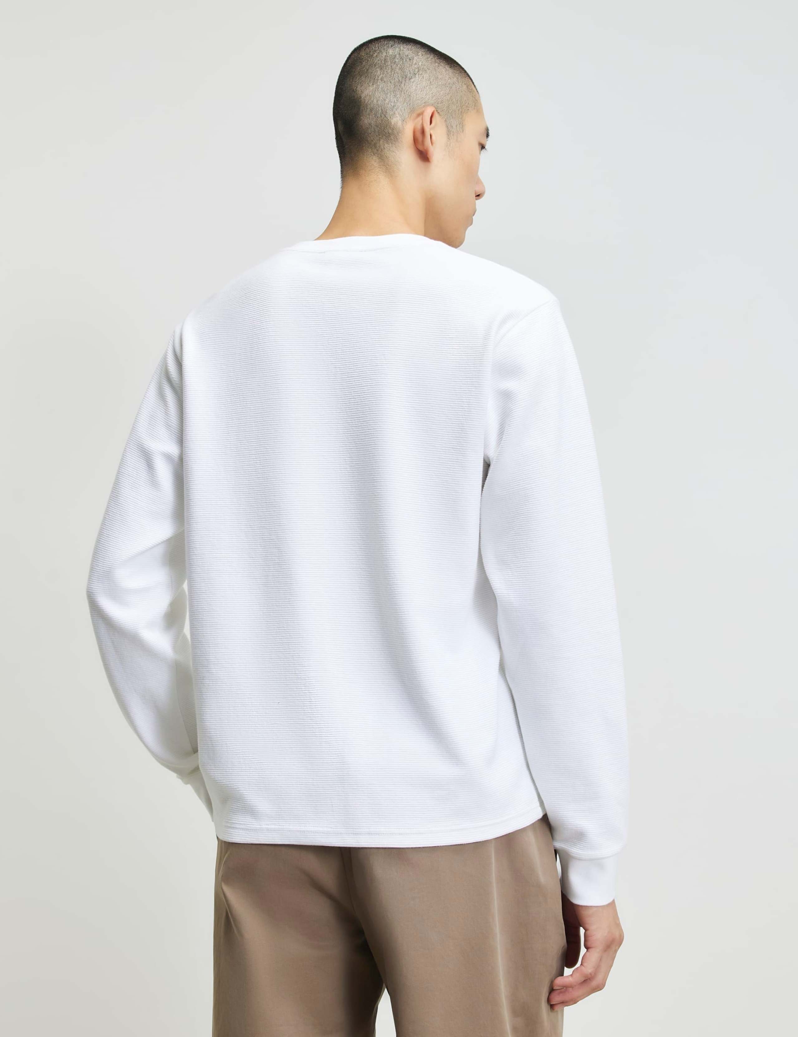 Cotton Rich Henley Long Sleeve T-Shirt 4 of 6