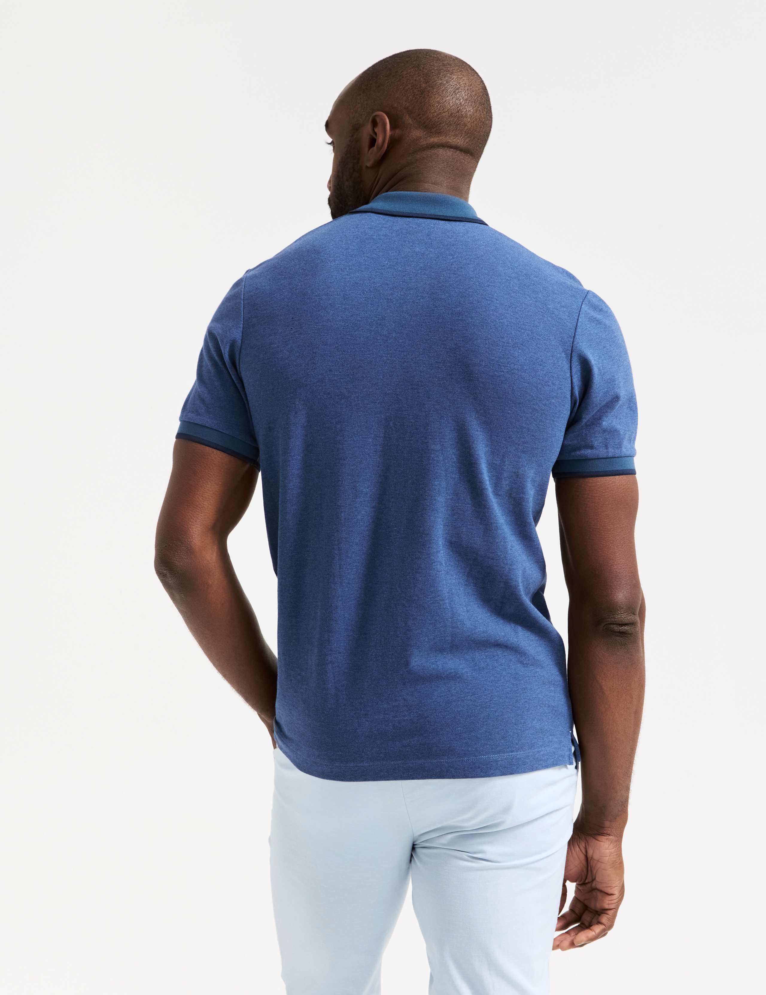 Pure Cotton Melange Polo Shirt 6 of 6