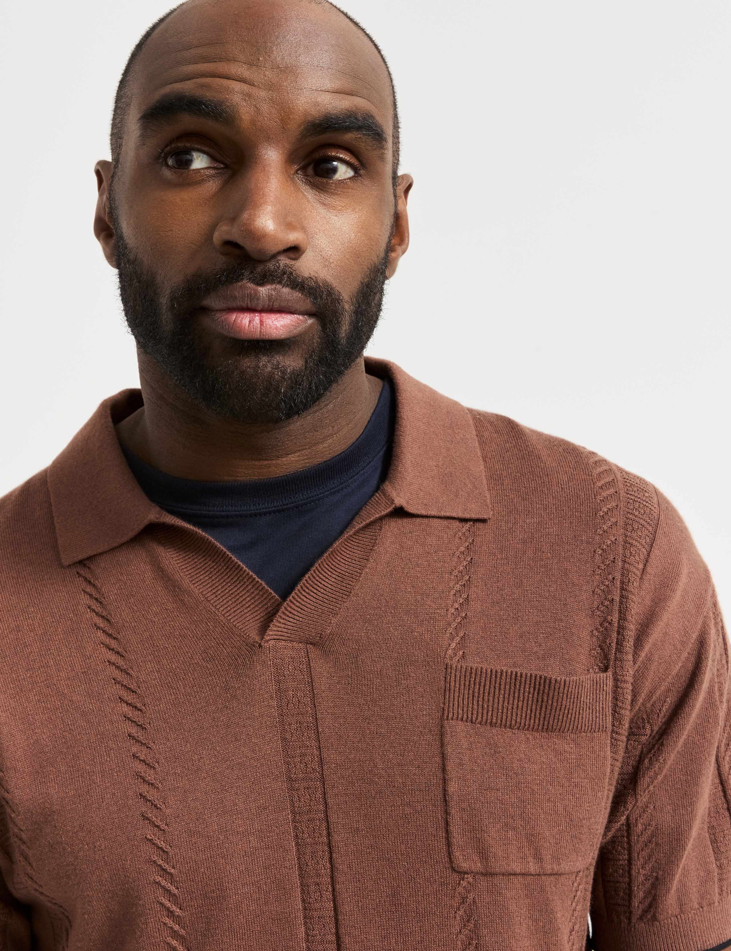 Pure Cotton Knitted Polo Shirt 3 of 7