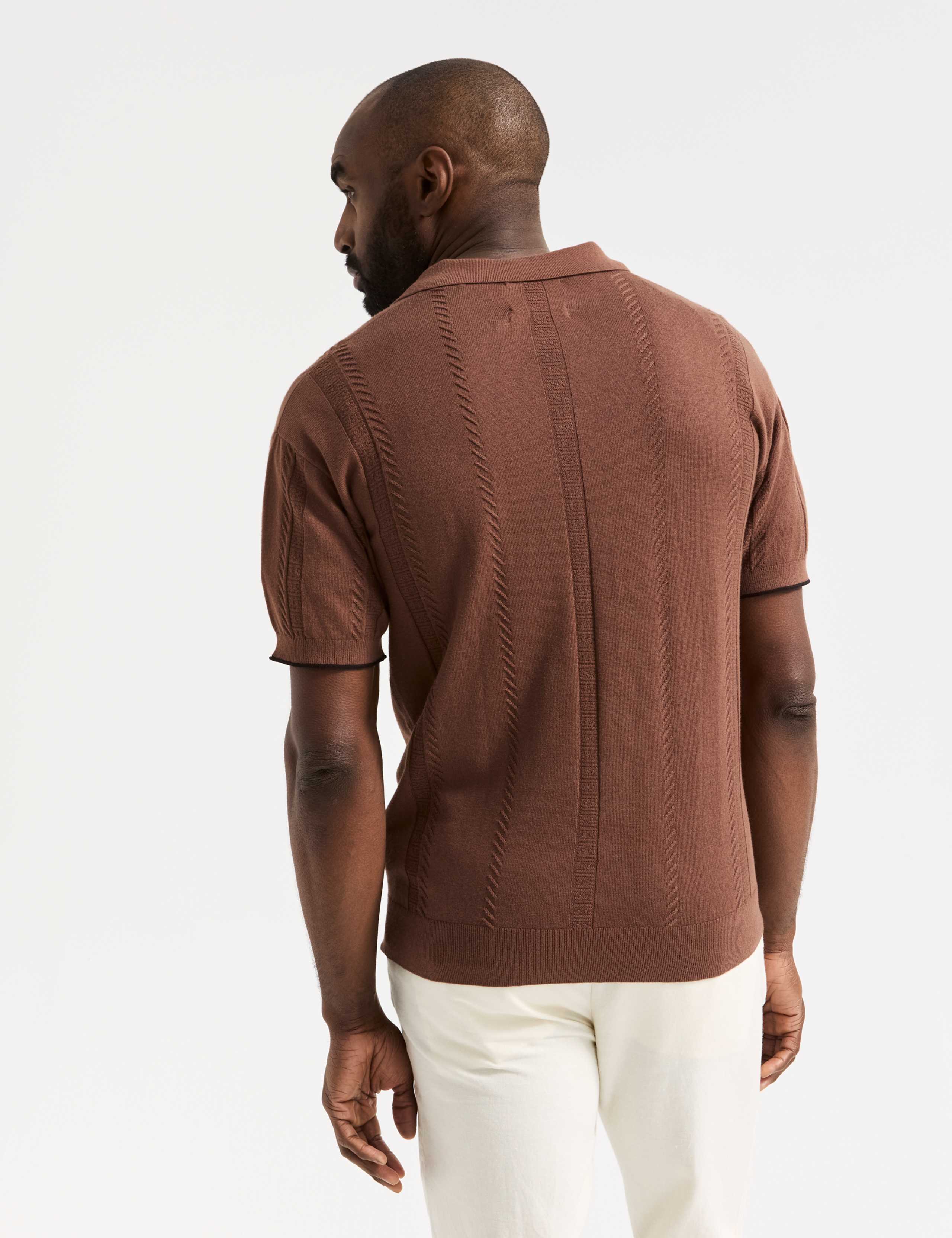 Pure Cotton Knitted Polo Shirt 4 of 7