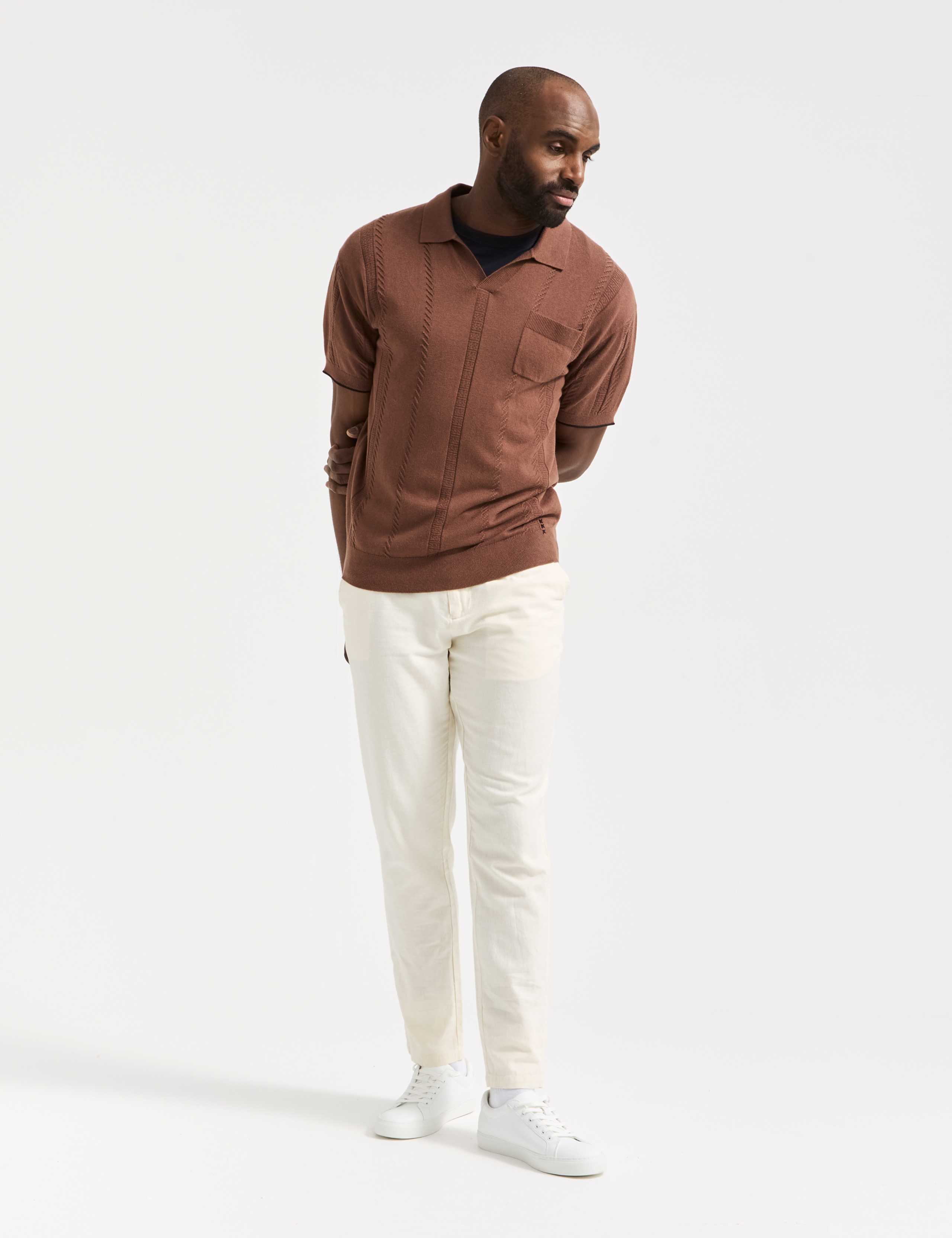 Pure Cotton Knitted Polo Shirt 5 of 7