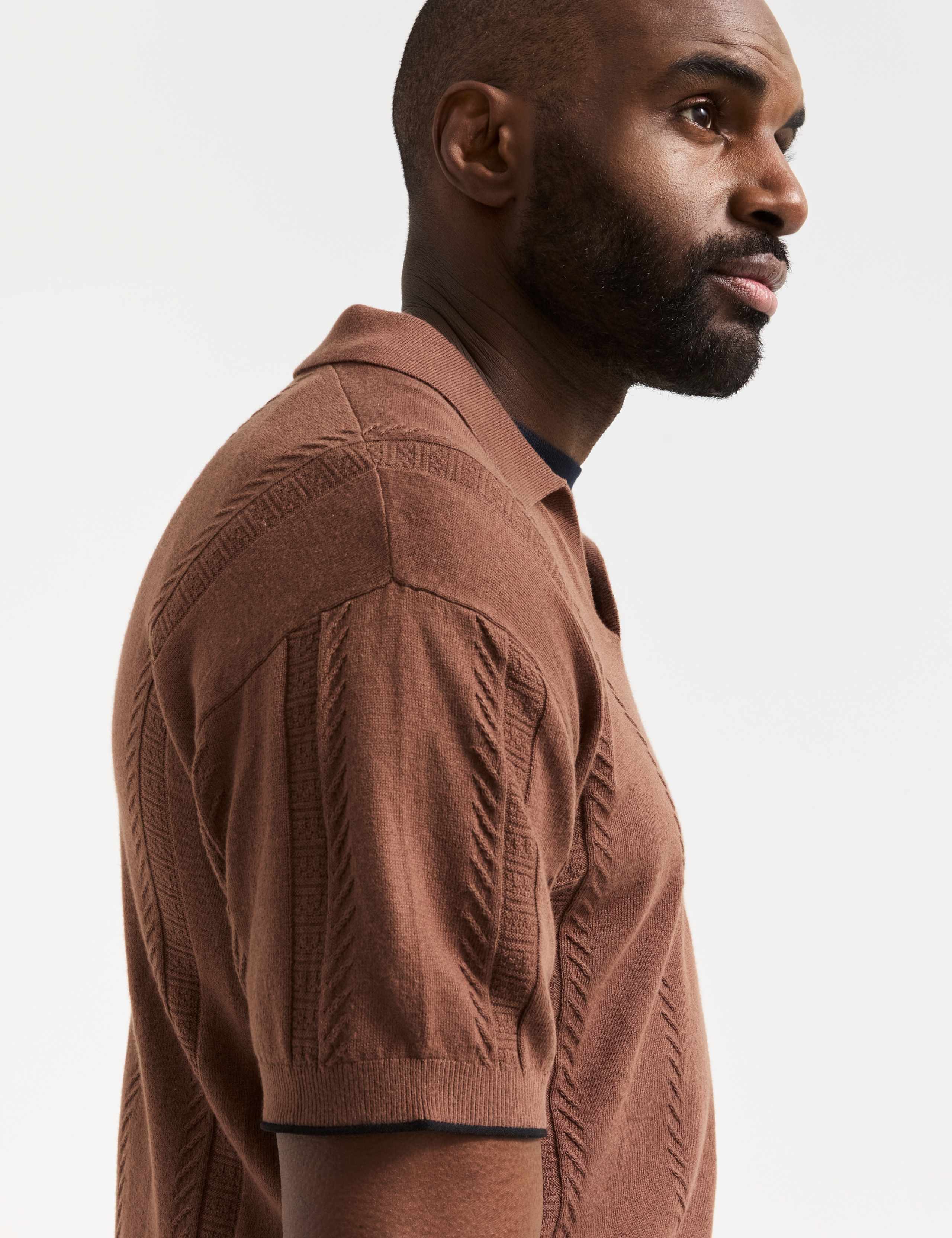 Pure Cotton Knitted Polo Shirt 6 of 7