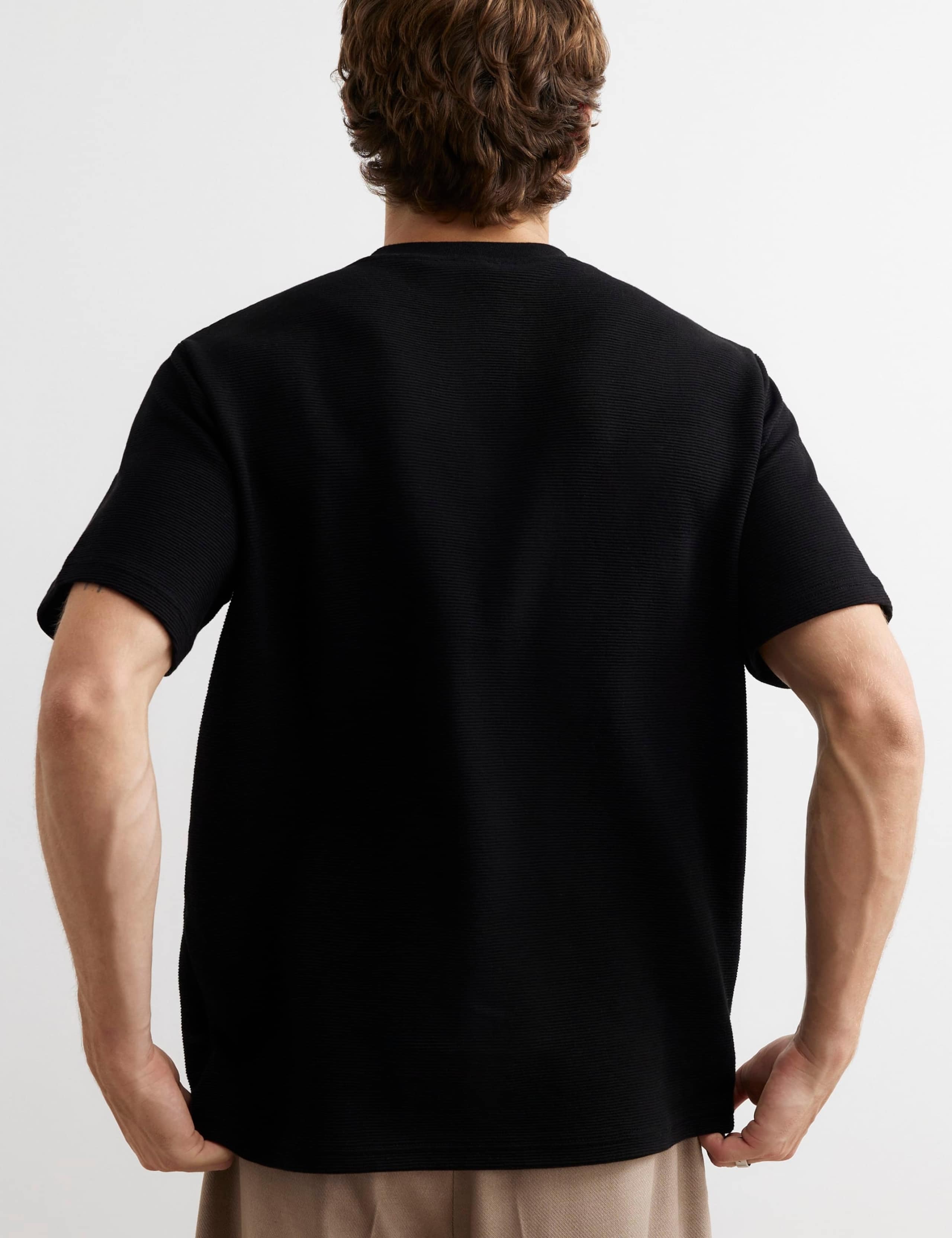 Cotton Blend Henley Short Sleeve T-Shirt 4 of 6