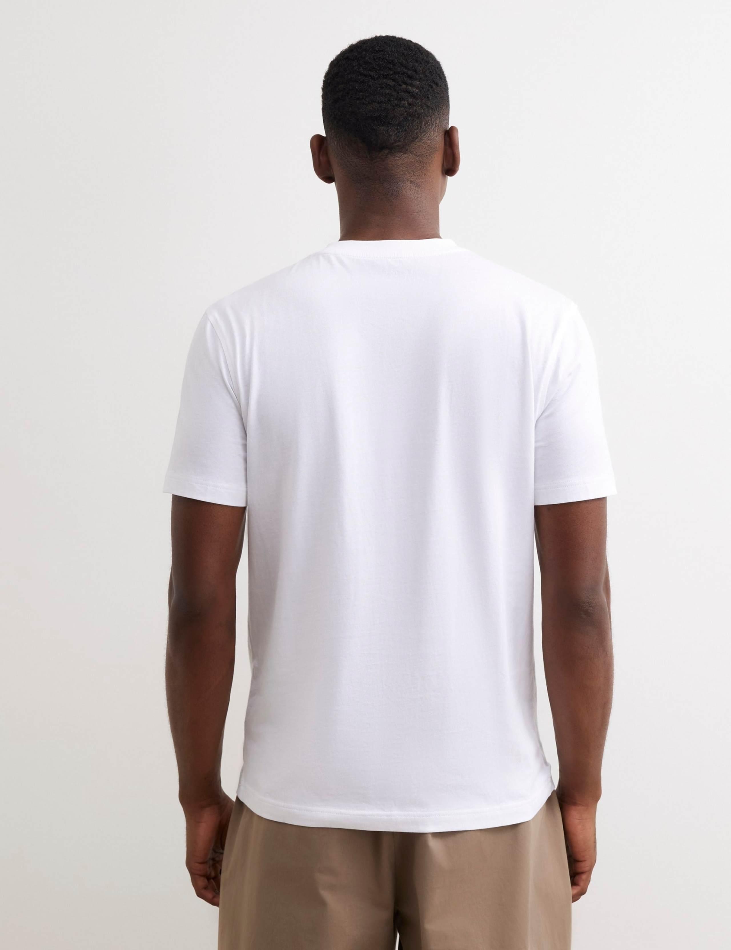 3 Pack Slim Fit Plain Crew Neck T-Shirts 4 of 5