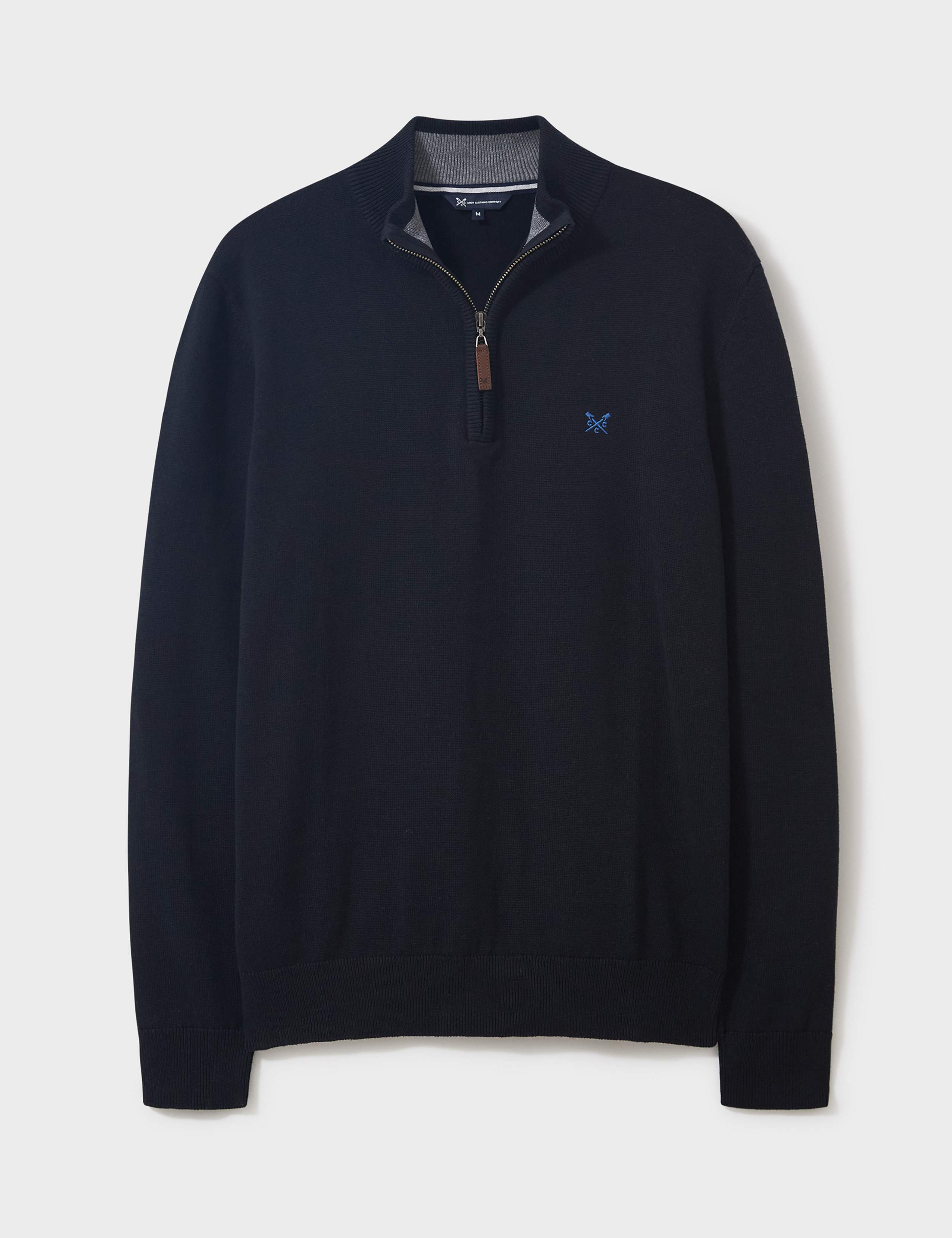 Pure Cotton Half Zip Jumper 2 of 4