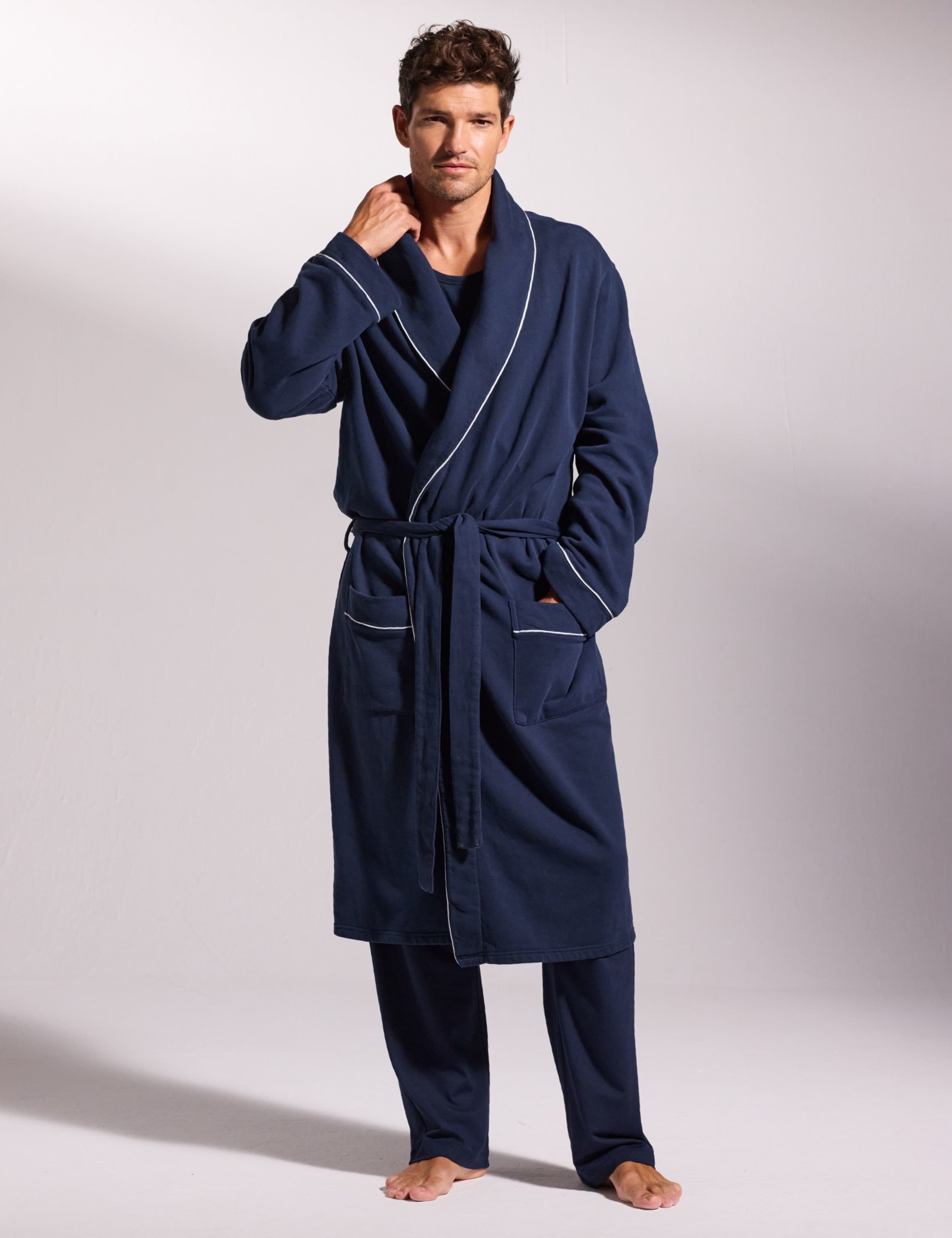 Ultimate Pure Cotton Dressing Gown 1 of 3