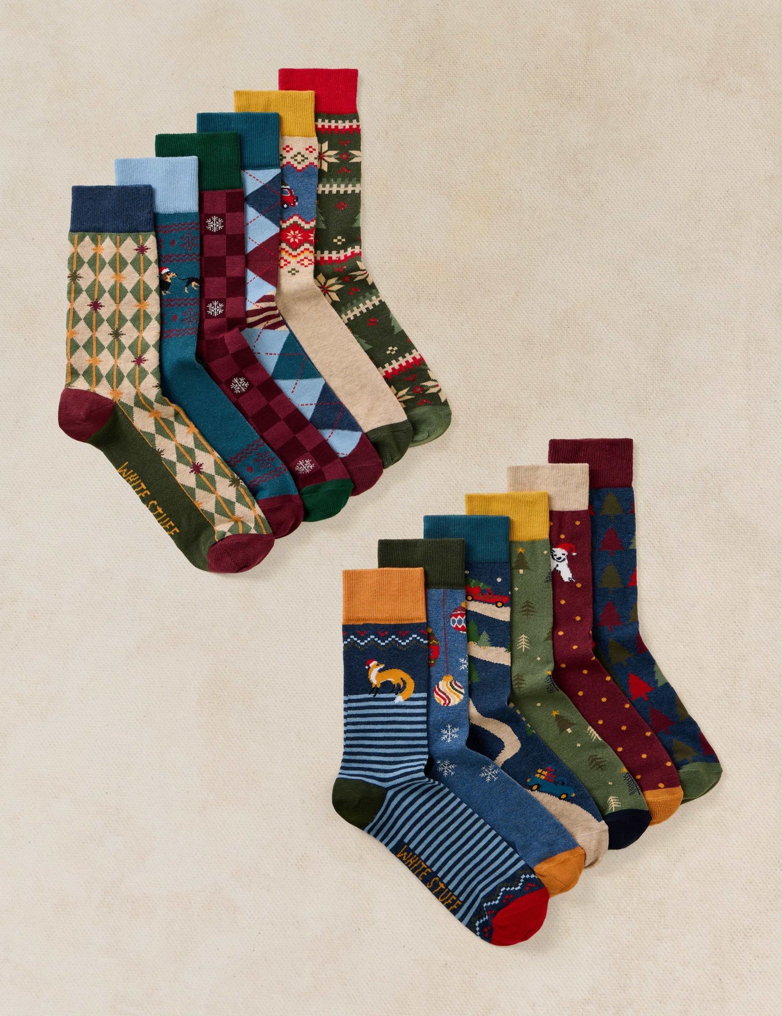 Advent Calendar Cotton Rich Socks 2 of 4
