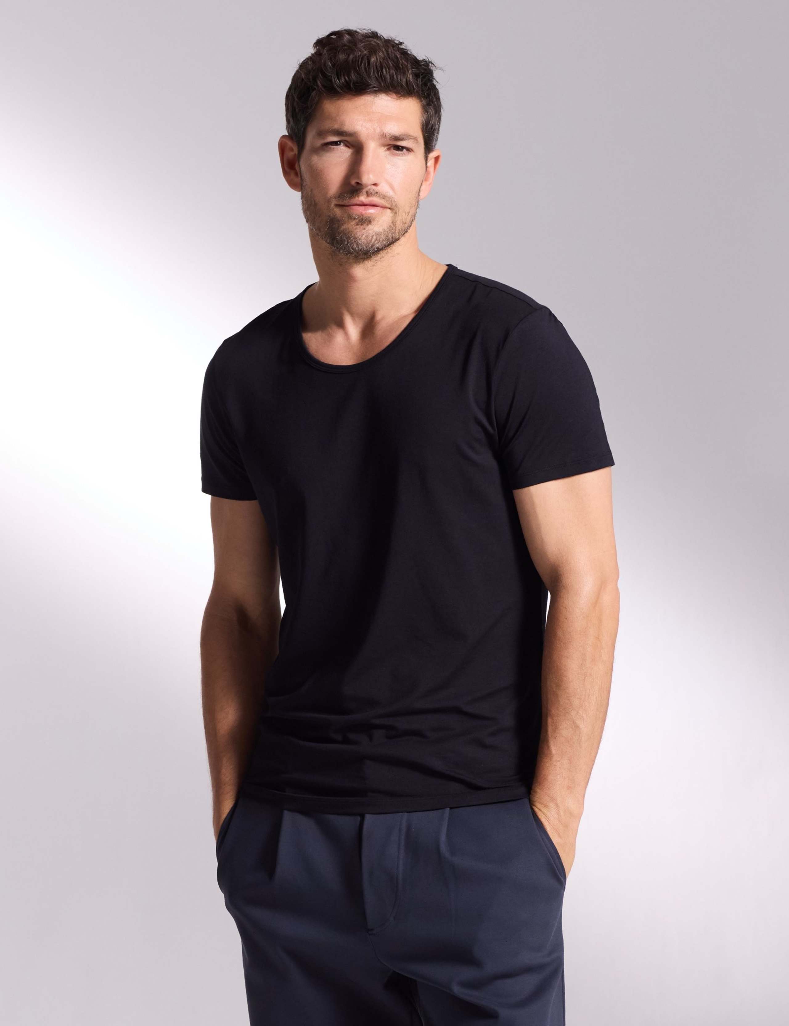 Ultimate Cotton Modal Scoop Neck T-Shirt 1 of 5