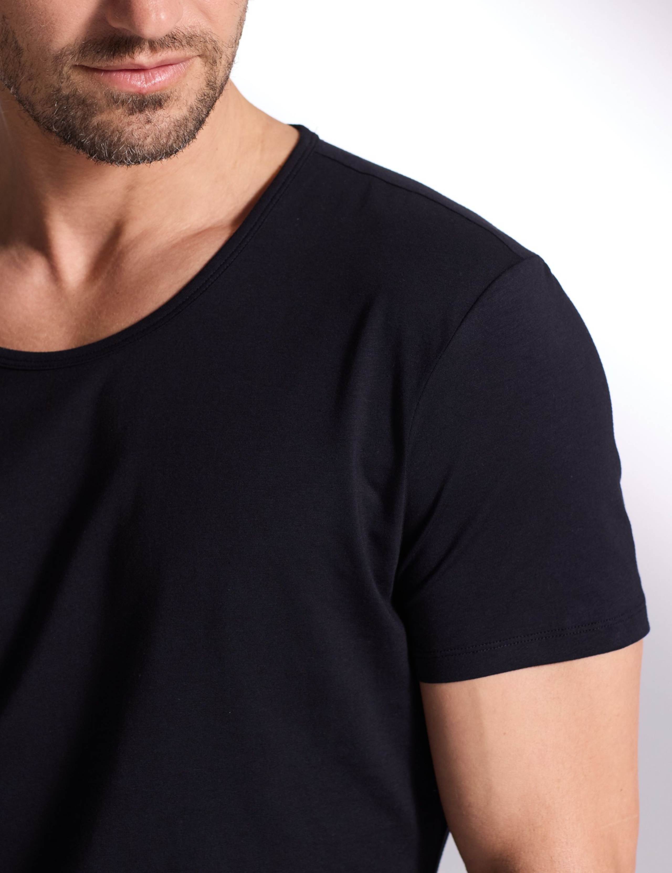 Ultimate Cotton Modal Scoop Neck T-Shirt 4 of 5
