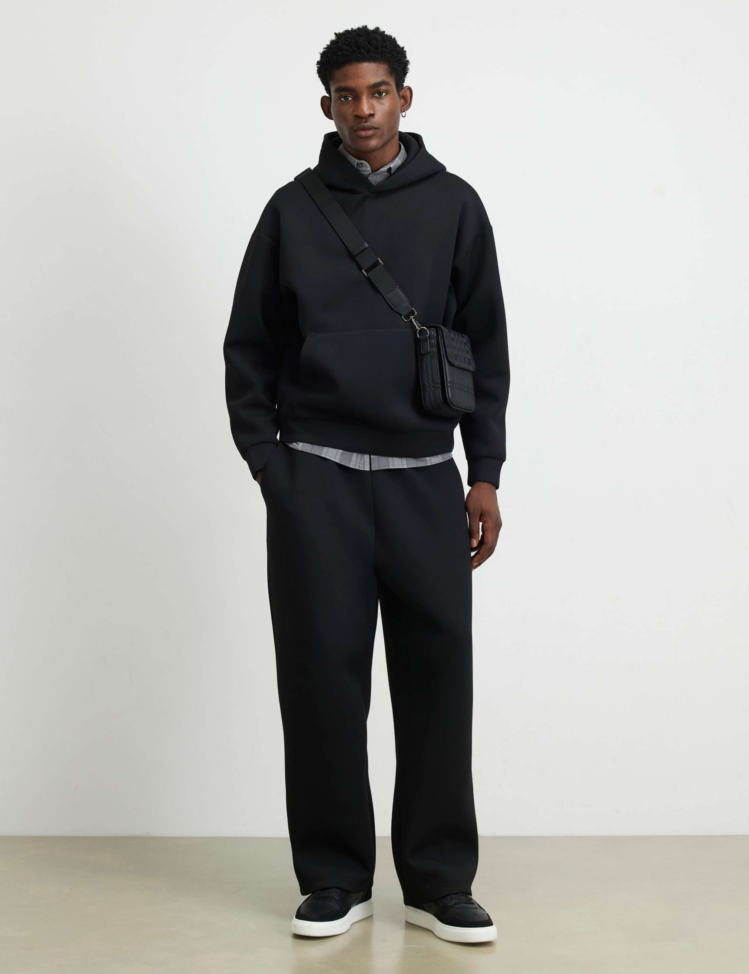 Oversized Neoprene Hoodie 2 of 6