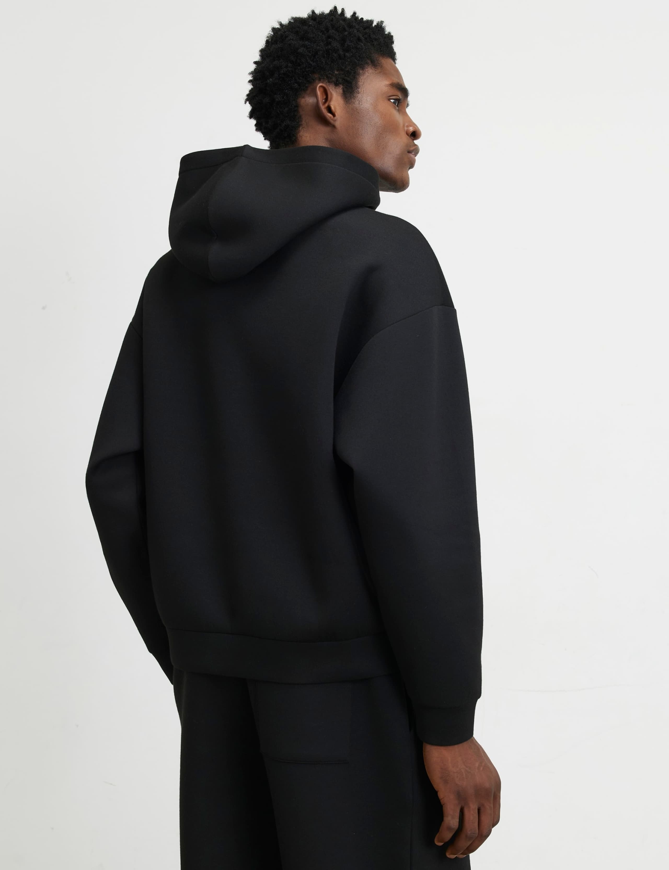 Oversized Neoprene Hoodie 3 of 6