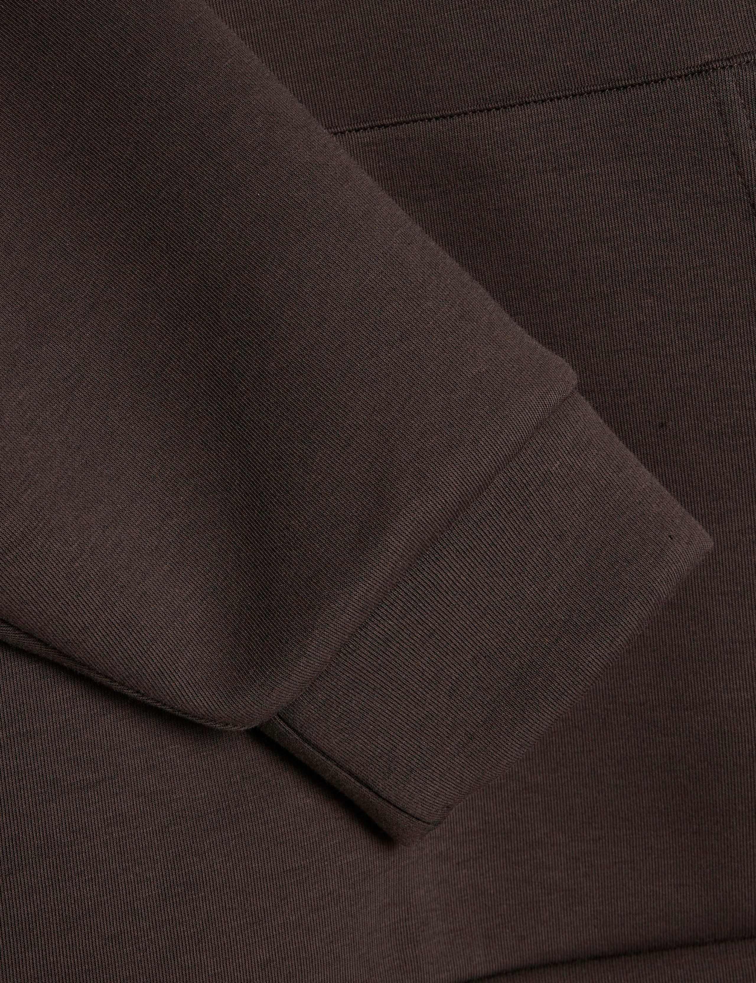 Cotton Blend Oversized Neoprene Hoodie 5 of 6