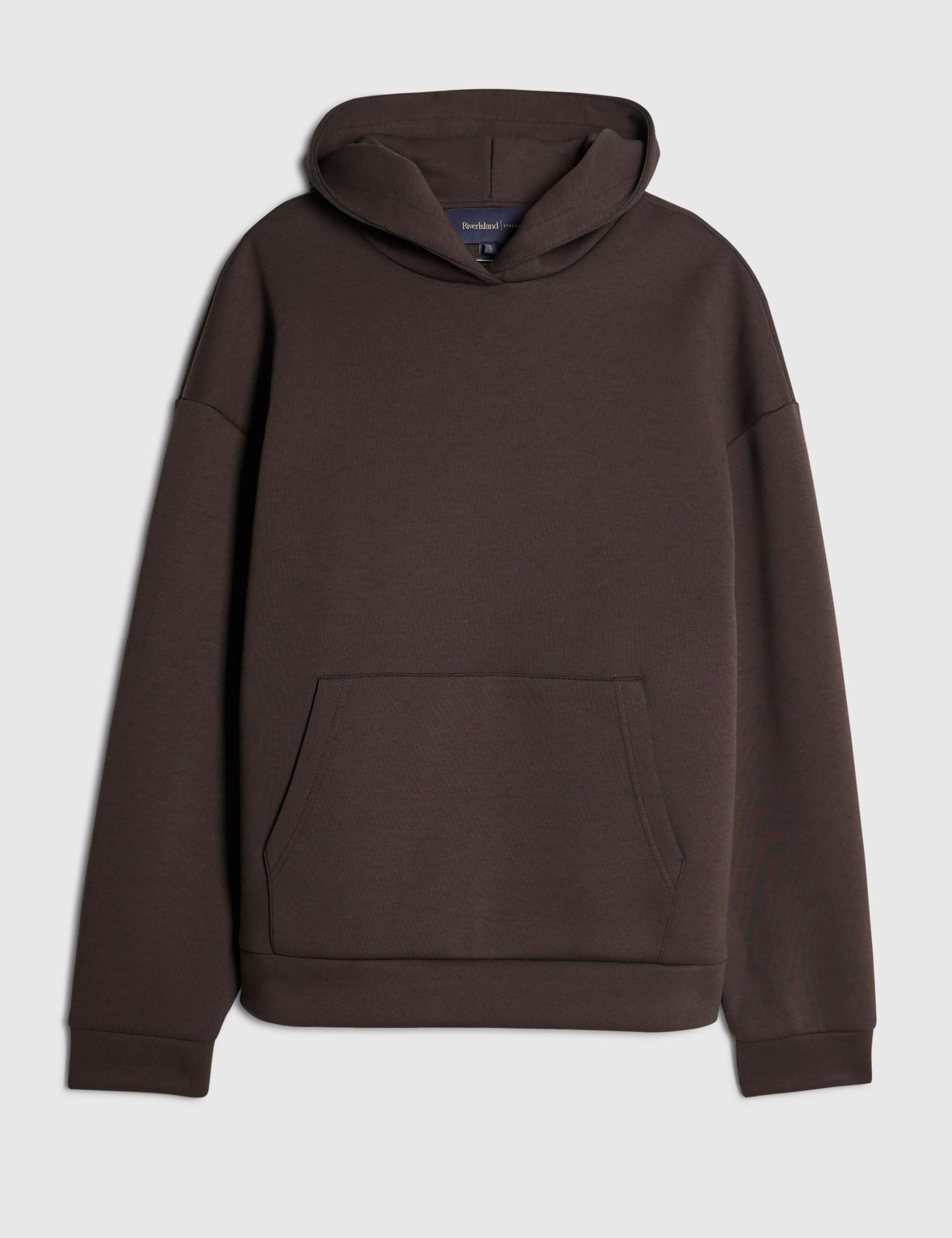 Cotton Blend Oversized Neoprene Hoodie 6 of 6
