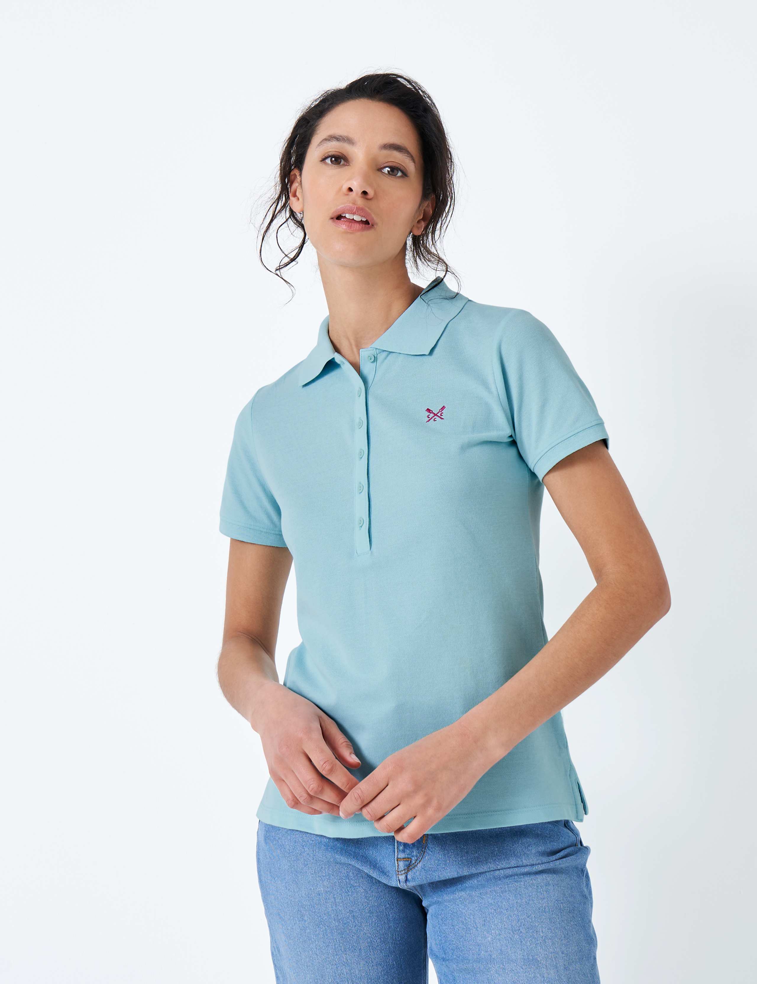 Cotton Textured Polo Top 1 of 5