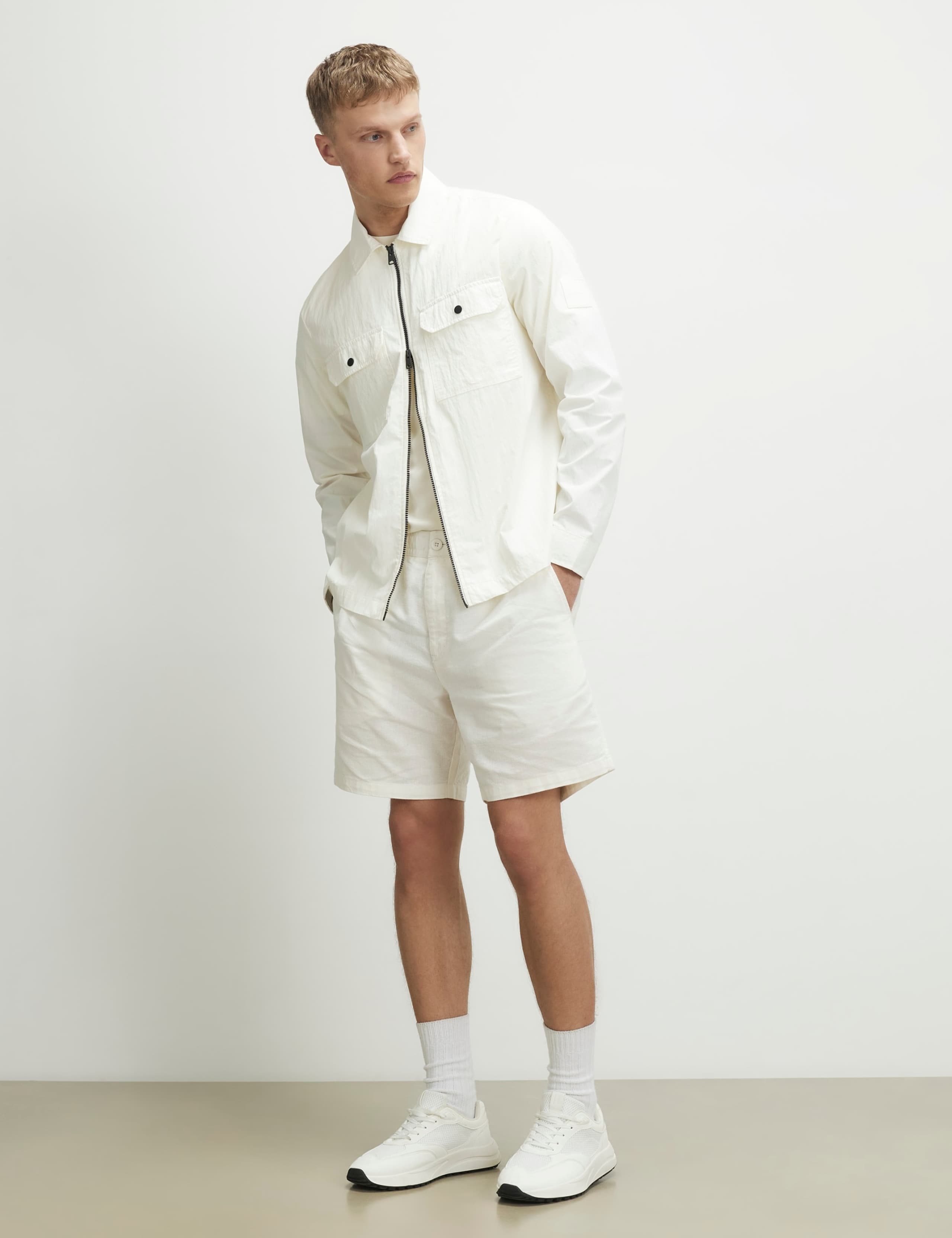 Regular Fit Utility Overshirt 1 of 6