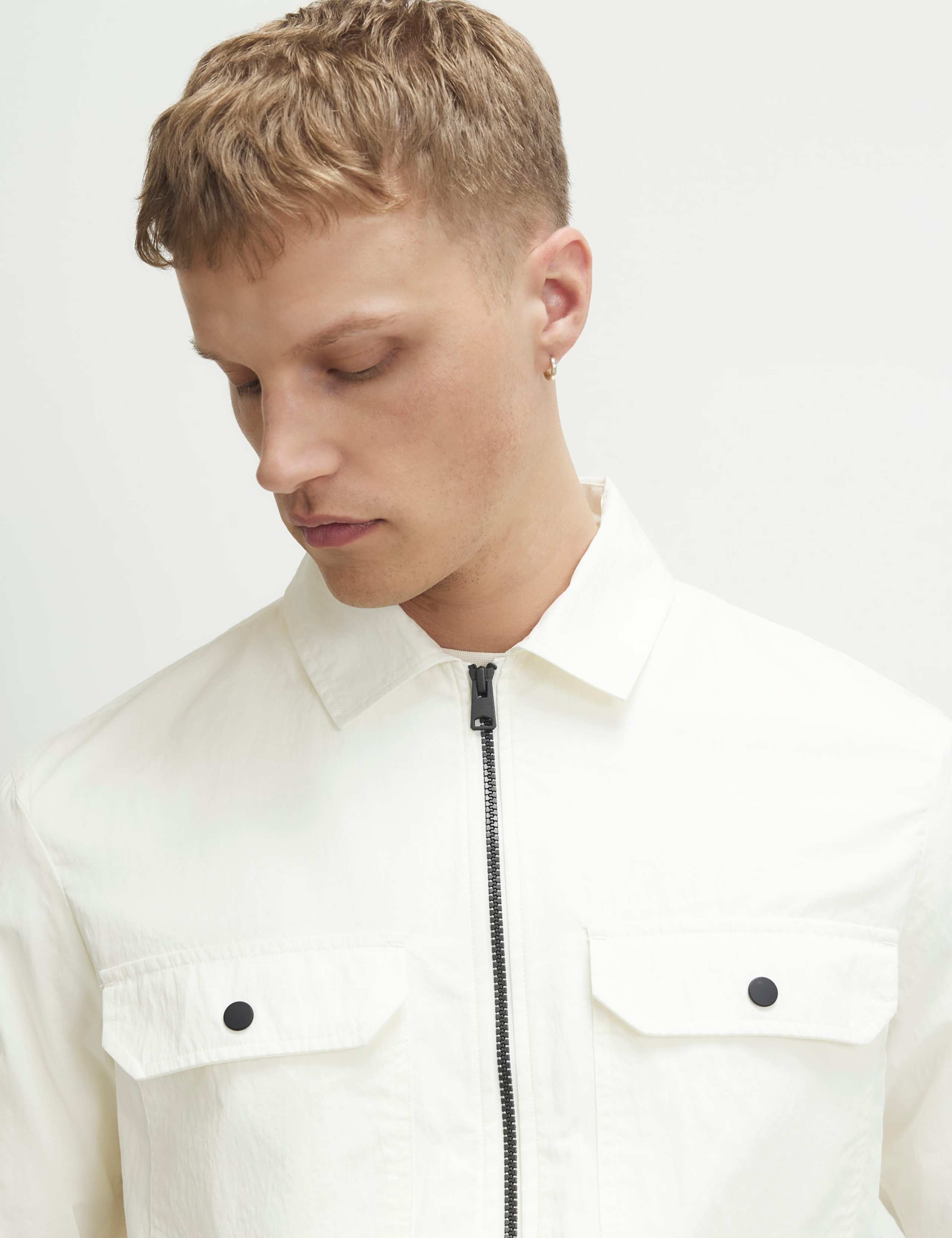 Regular Fit Utility Overshirt 3 of 6