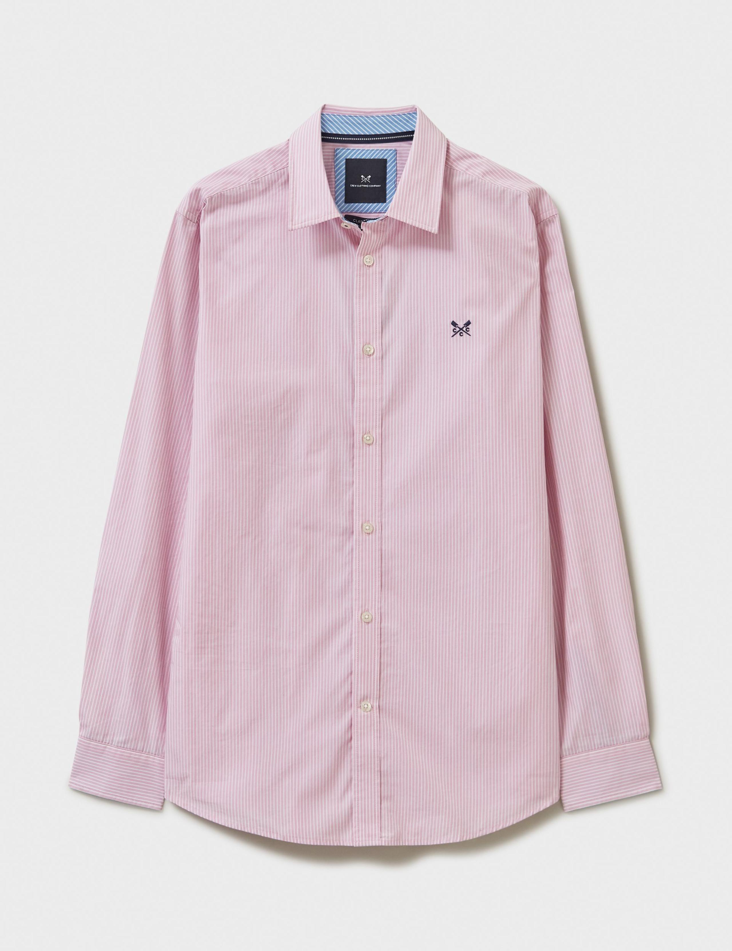 Regular Fit Pure Cotton Striped Poplin Shirt 2 of 5