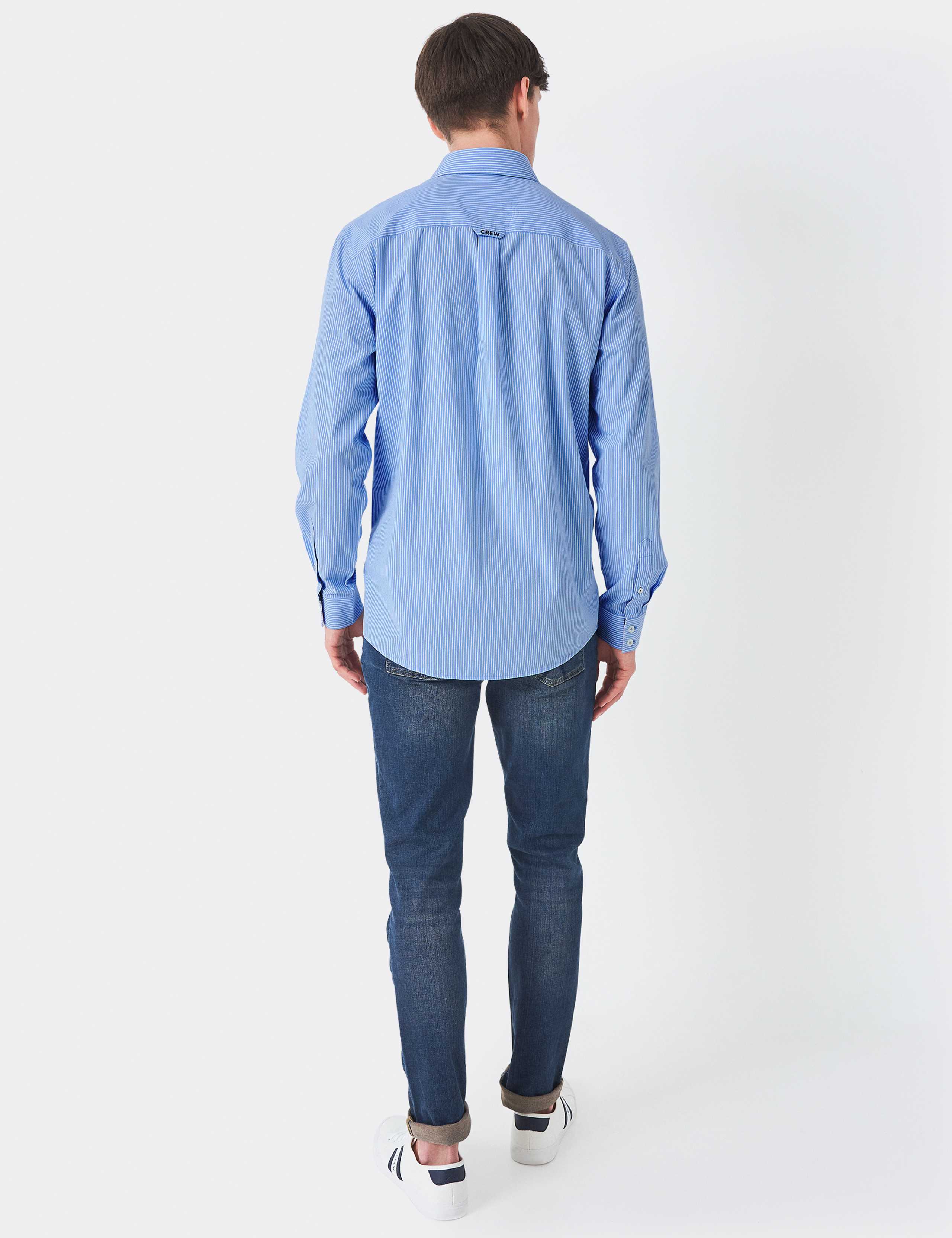 Regular Fit Pure Cotton Striped Poplin Shirt 2 of 2