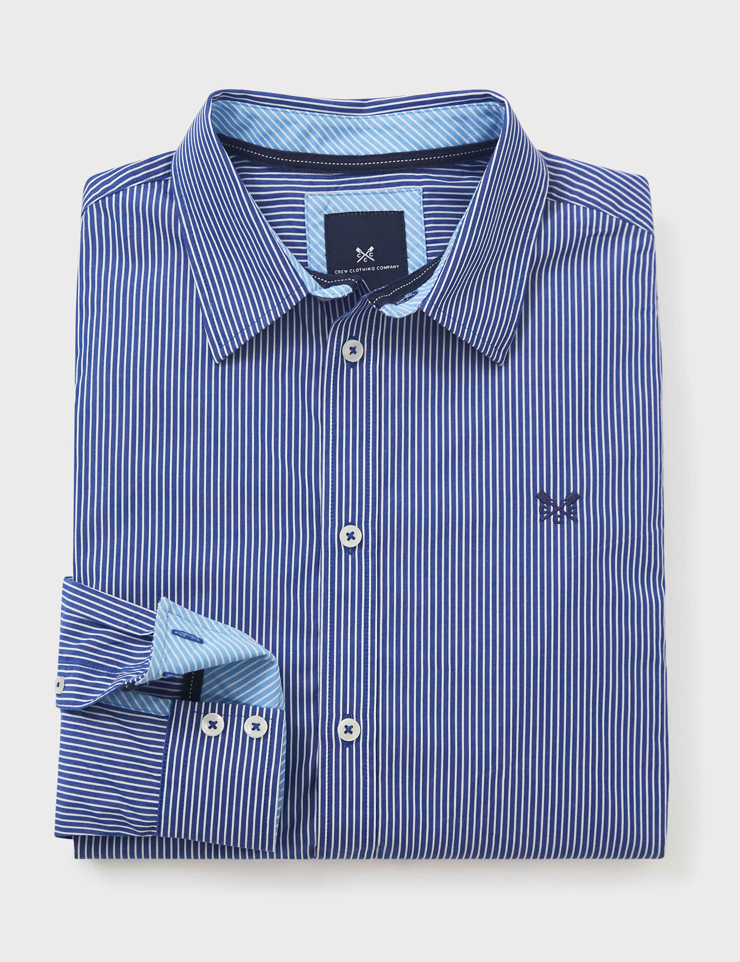 Regular Fit Pure Cotton Striped Poplin Shirt 2 of 4