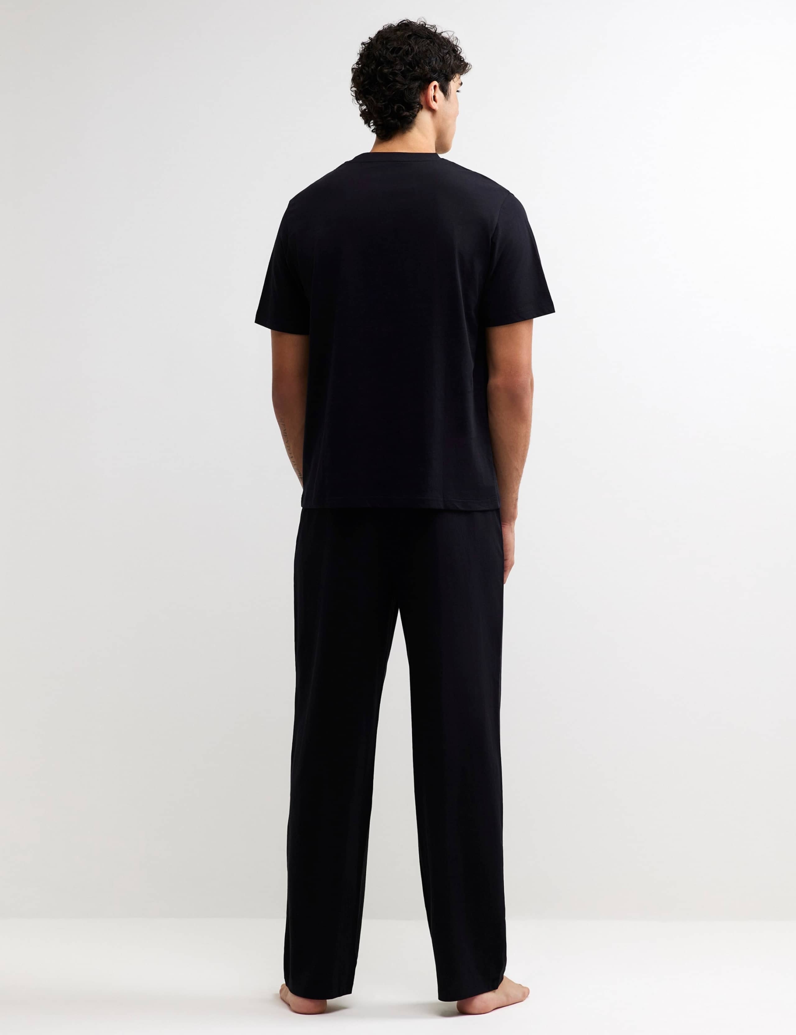 Pure Cotton Jersey Pyjama Set 3 of 6