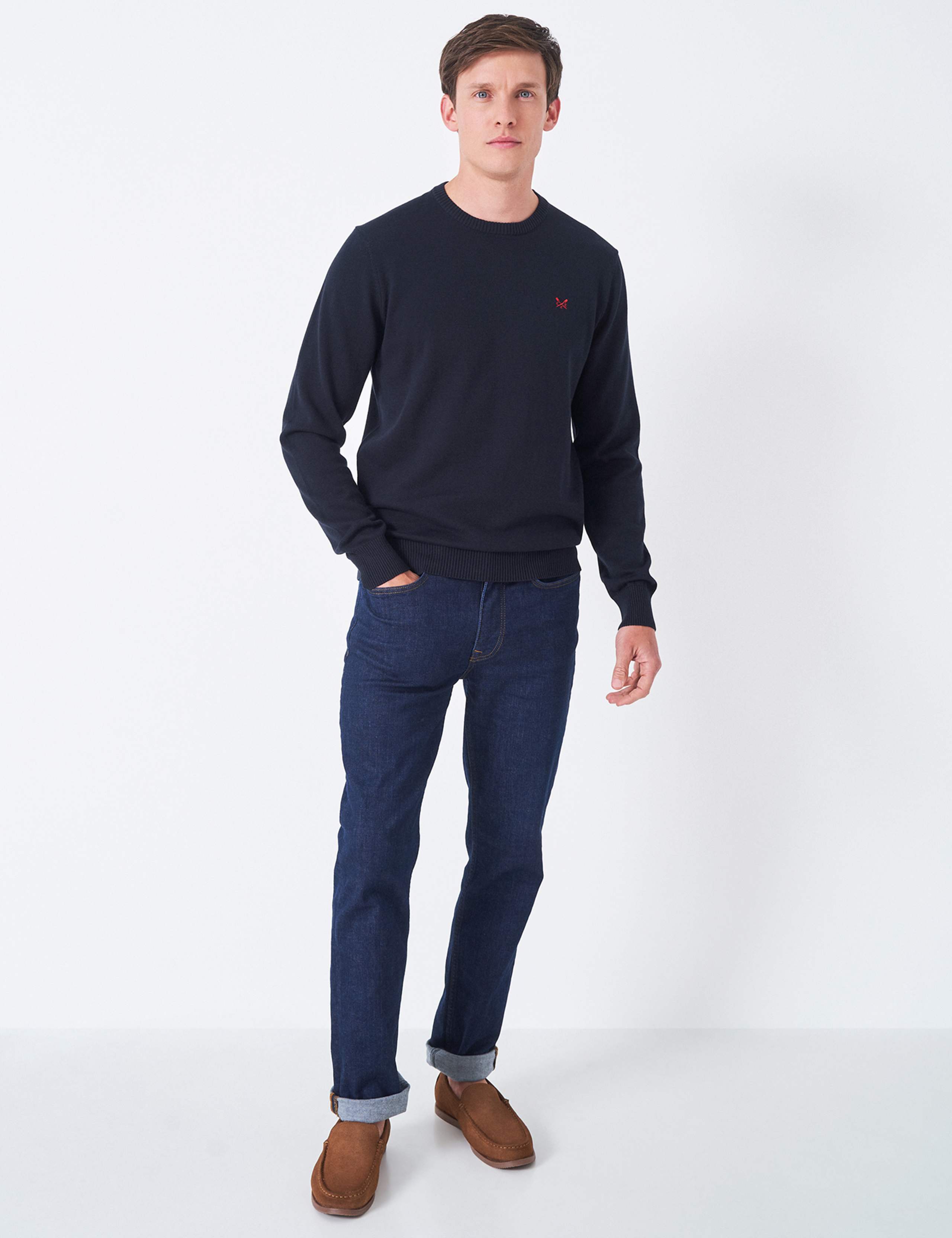 Cotton Crew Neck Jumper 3 of 4