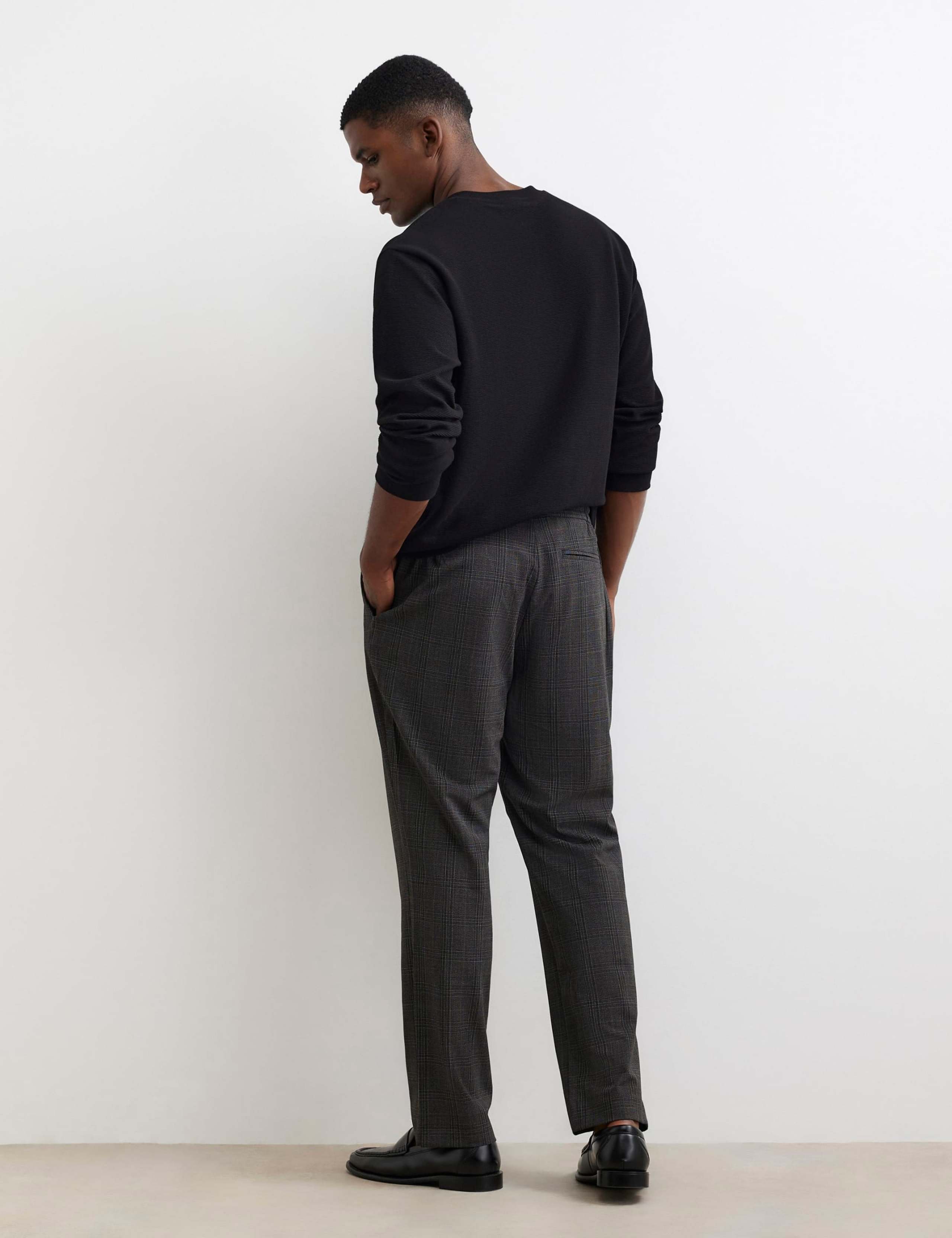 Checked Slim Fit Joggers 4 of 6