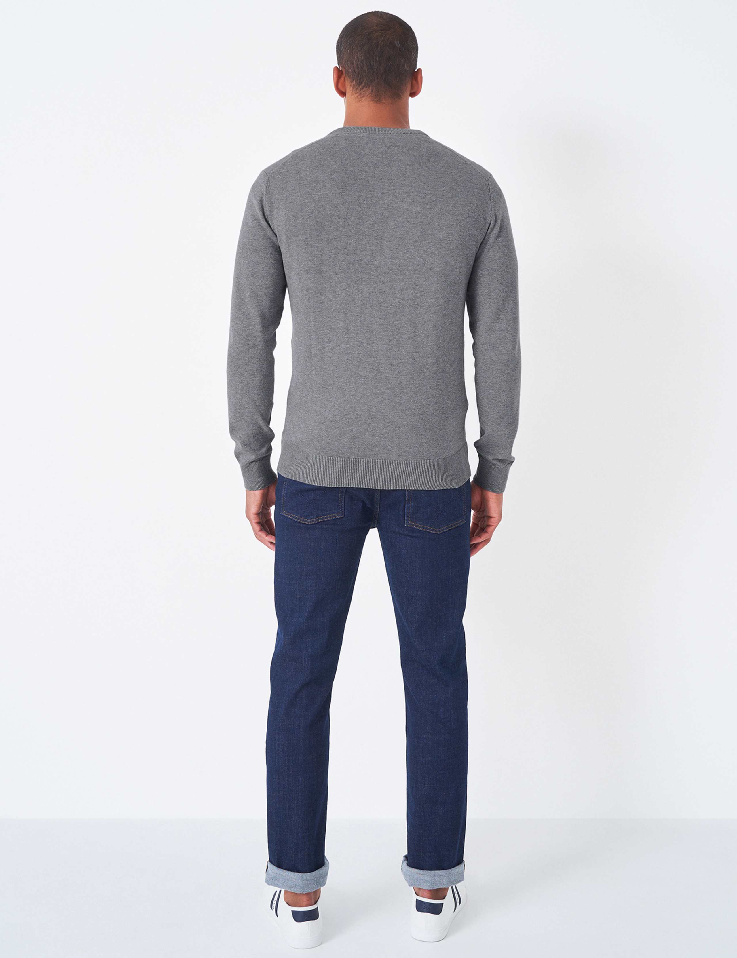 Cotton V-Neck Jumper 4 of 5