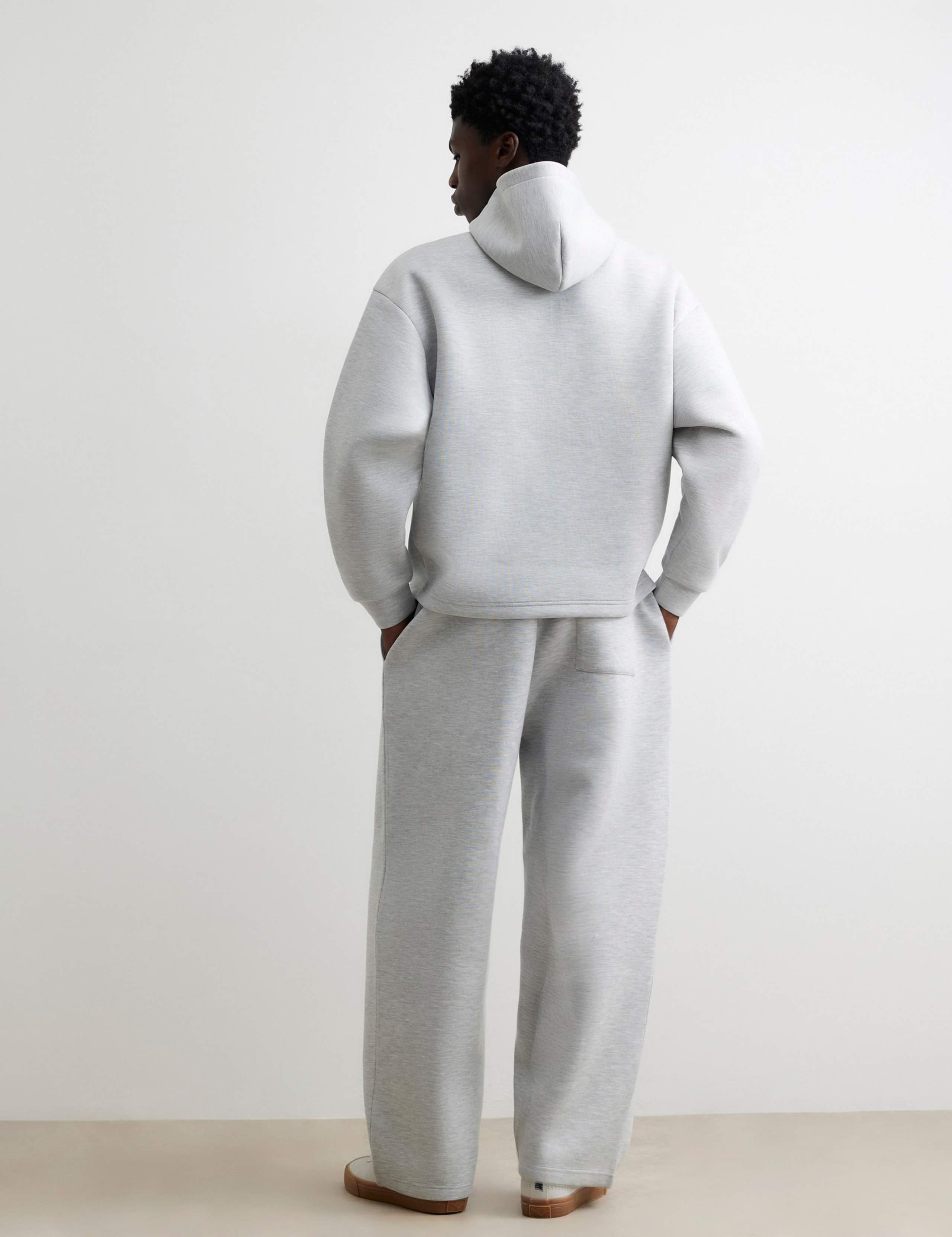 Wide Leg Textured Joggers 4 of 6