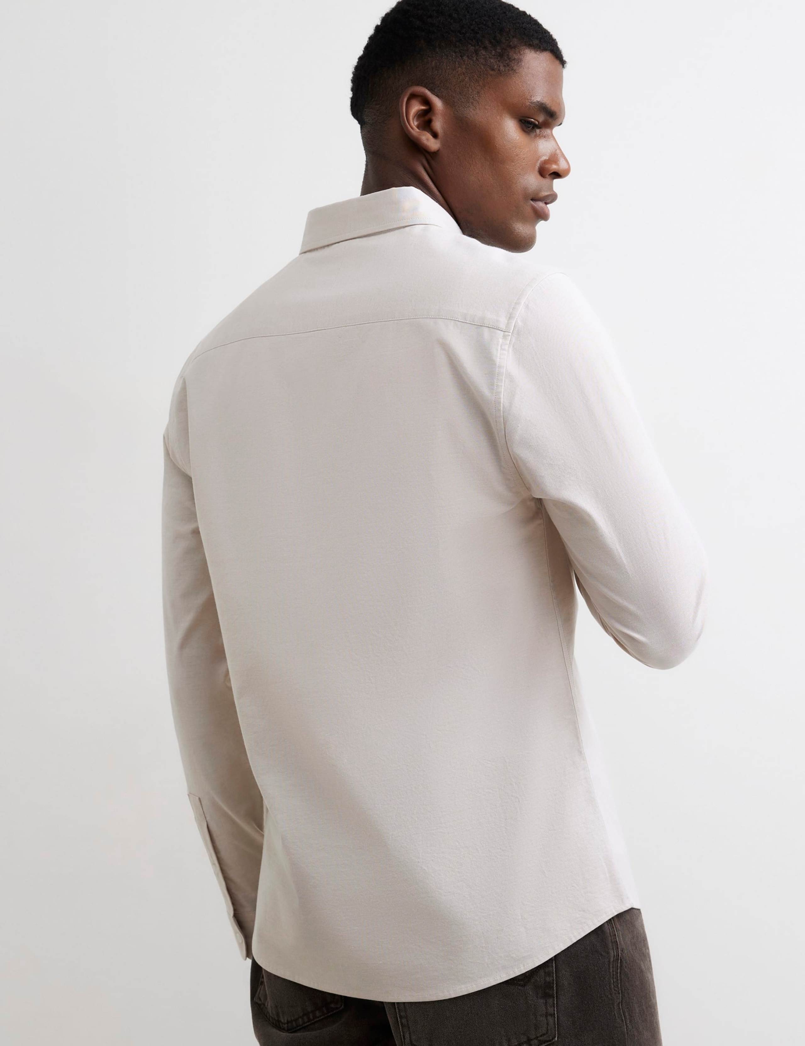 Regular Fit Textured Oxford Shirt 4 of 6