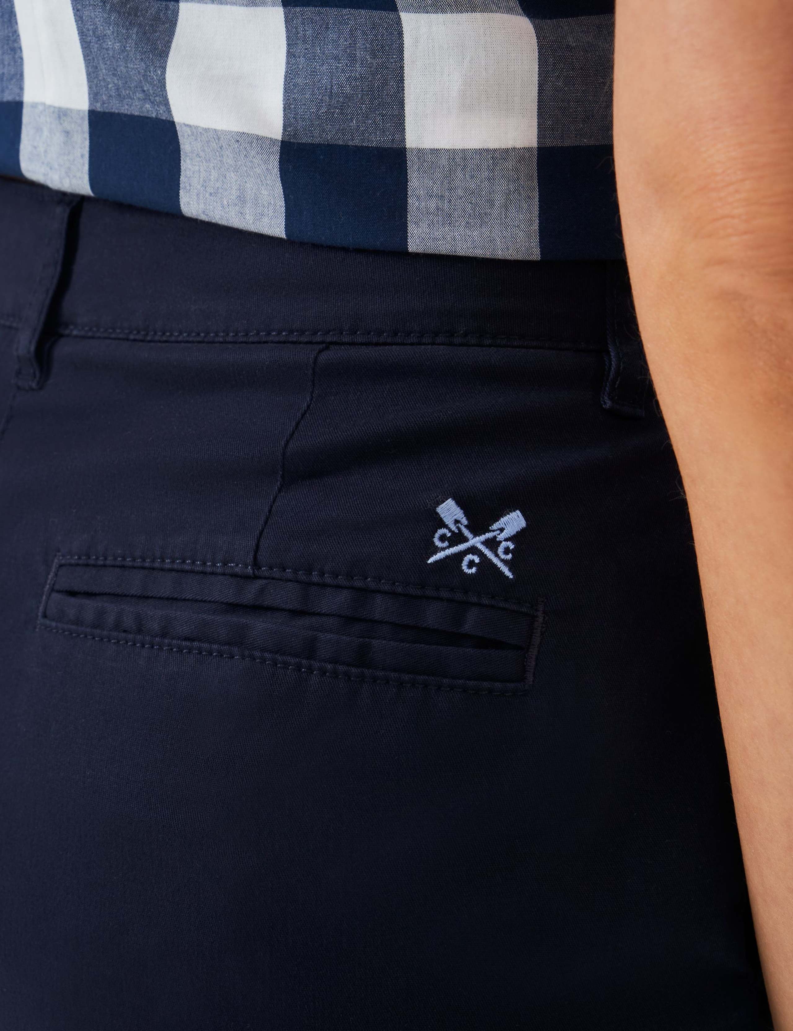 Cotton Rich Floral High Waisted Chino Shorts 4 of 5