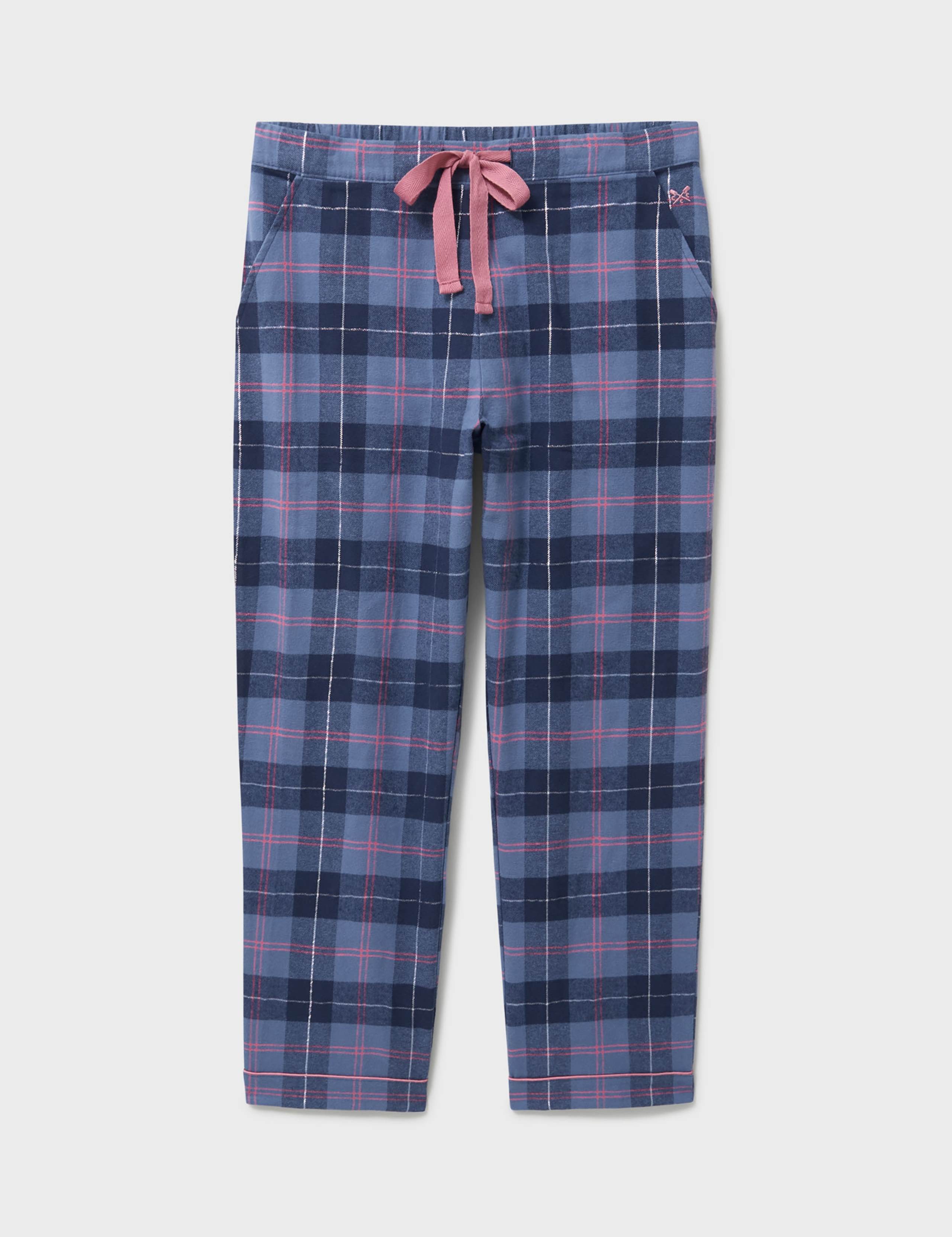Checked Cotton Flannel Pyjama Bottoms 2 of 5